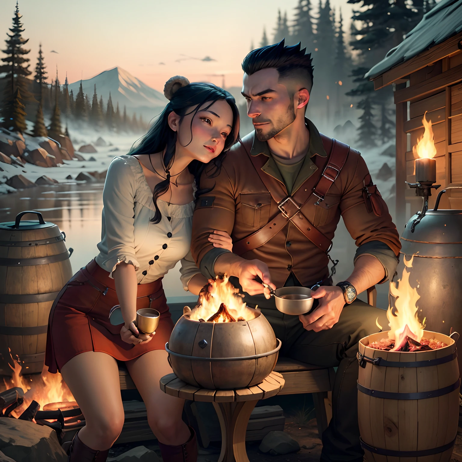 Little bear ignites powder keg couple avatar