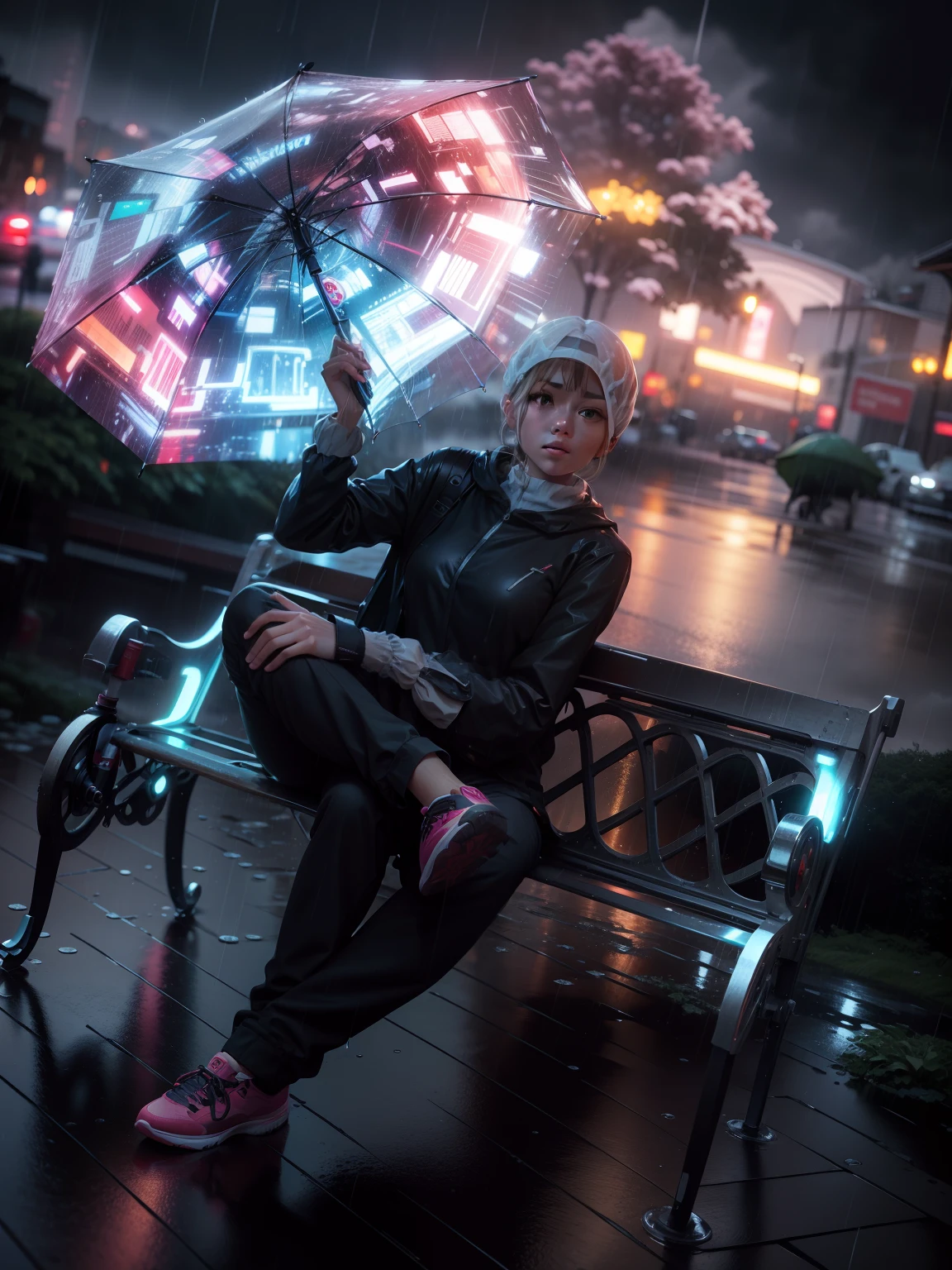 Rainy background, 8k ultra