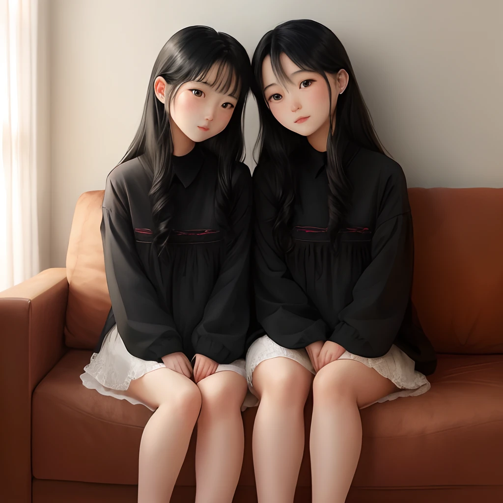 Black-haired sister