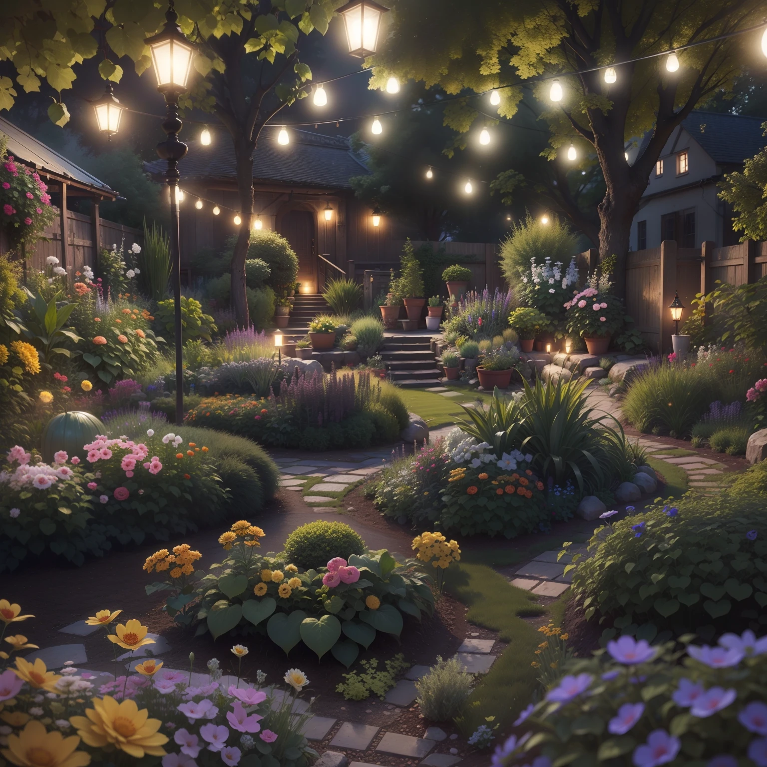 ((Followers garden)), (ultra realistis), UHD,8k, smart blur, smart lighting,aesthetic , (ultra detail), (not dotted)