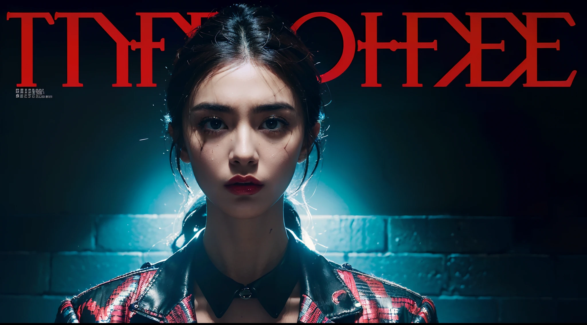 (Mesterpiece, best quality),((((dramatic))), (((gritty))), (((intense))) film poster featuring a young woman as the central character. She stands confidently in the center of the poster, wearing a stylish and edgy outfit, with a determined expression on her face. The background is dark and gritty, with a sense of danger and intensity. The text is bold and attention-grabbing, with a catchy tagline that adds to the overall feeling of drama and excitement. The color palette is mainly dark with splashes of vibrant colors, giving the poster a dynamic and visually striking appearance,tachi-e
(magazine:1.3), (cover-style:1.3), fashionable, woman, vibrant, outfit, posing, front, colorful, dynamic, background, elements, confident, expression, holding, statement, accessory, majestic, coiled, around, touch, scene, text, cover, bold, attention-grabbing, title, stylish, font, catchy, headline, larger, striking, modern, trendy, focus, fashion,