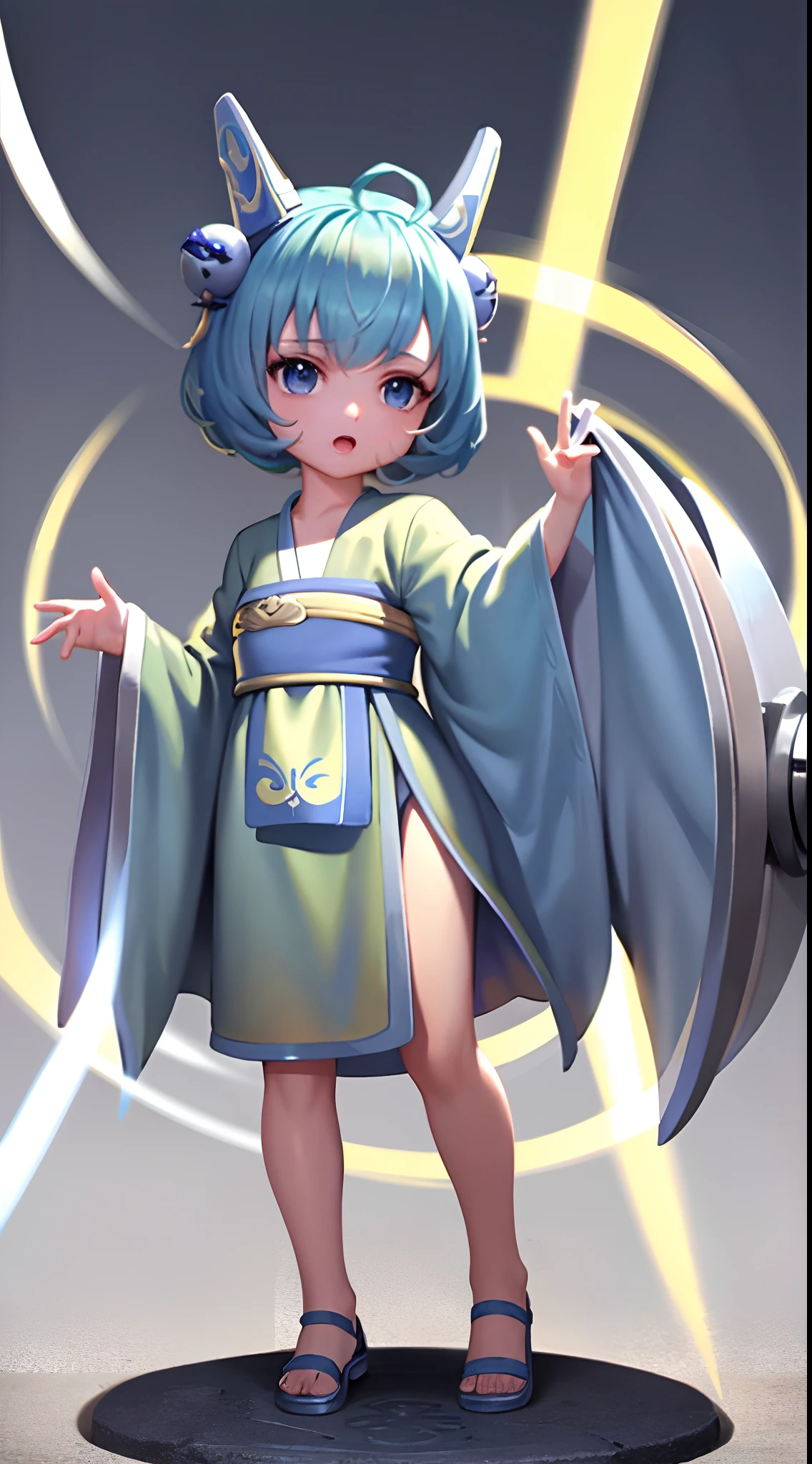 Masterpiece, Best quality,1girll,tchibi,Glory to Kings,Cai Wenji