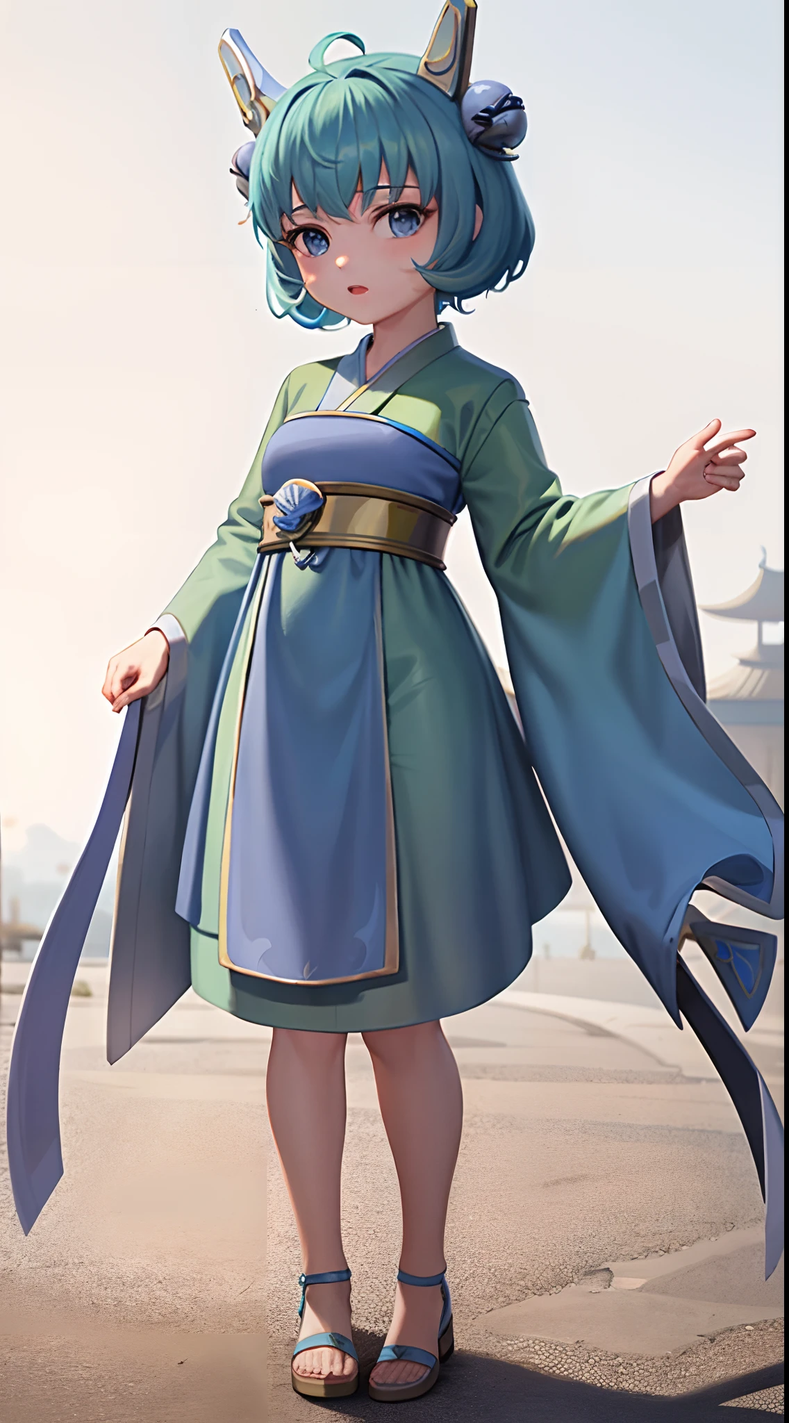 Masterpiece, Best quality,1girll,tchibi，Glory to Kings，Cai Wenji