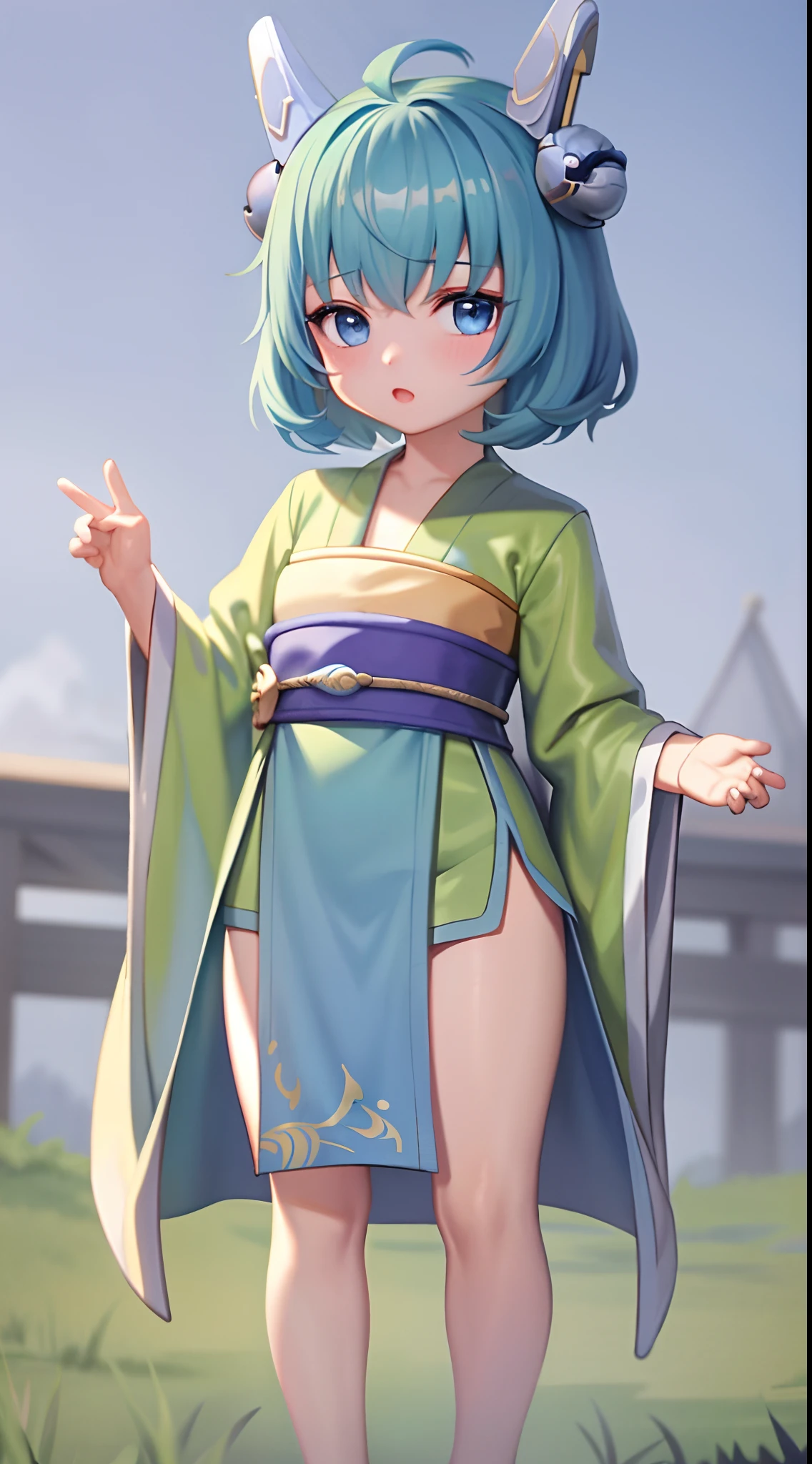 Masterpiece, Best quality,1girll,tchibi,Glory to Kings,Cai Wenji