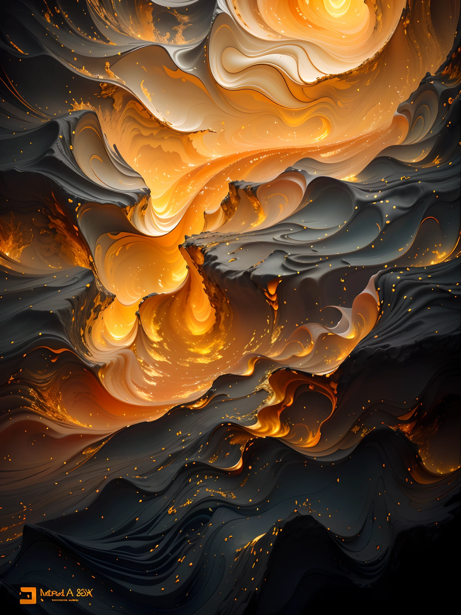 Close up of fire and water background on black background, liquid fire, 4k vertical wallpaper, 4k vertical wallpaper, 8k vertical wallpaper, 8k vertical wallpaper, hq 4k phone wallpaper, hd phone wallpaper, beautiful iphone wallpaper, Flame texture, Embers float in the air, abstract liquid, intricate flowing paint, phone wallpaper hd, flowing lava,k hd,A detailed,Pubic area is clear,Gilt,magma,the detail