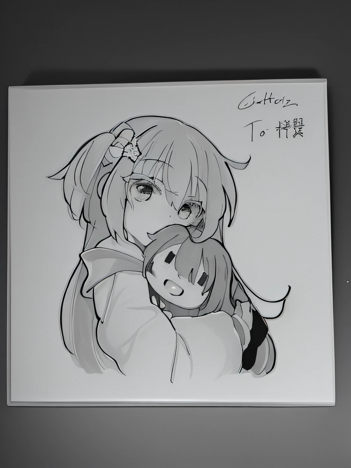 drawing of a woman holding a baby in her arms, extremely fine ink lineart, Anime Paintings, Anime Paintings, trending anime artwork, by Shinoda Toko, cushart kenz, clean anime outlines, shikishi, Anime artwork, Anime style artwork, Trending anime art, pencil and ink manga drawing, anime sketch, thick line art, anime trending artwork