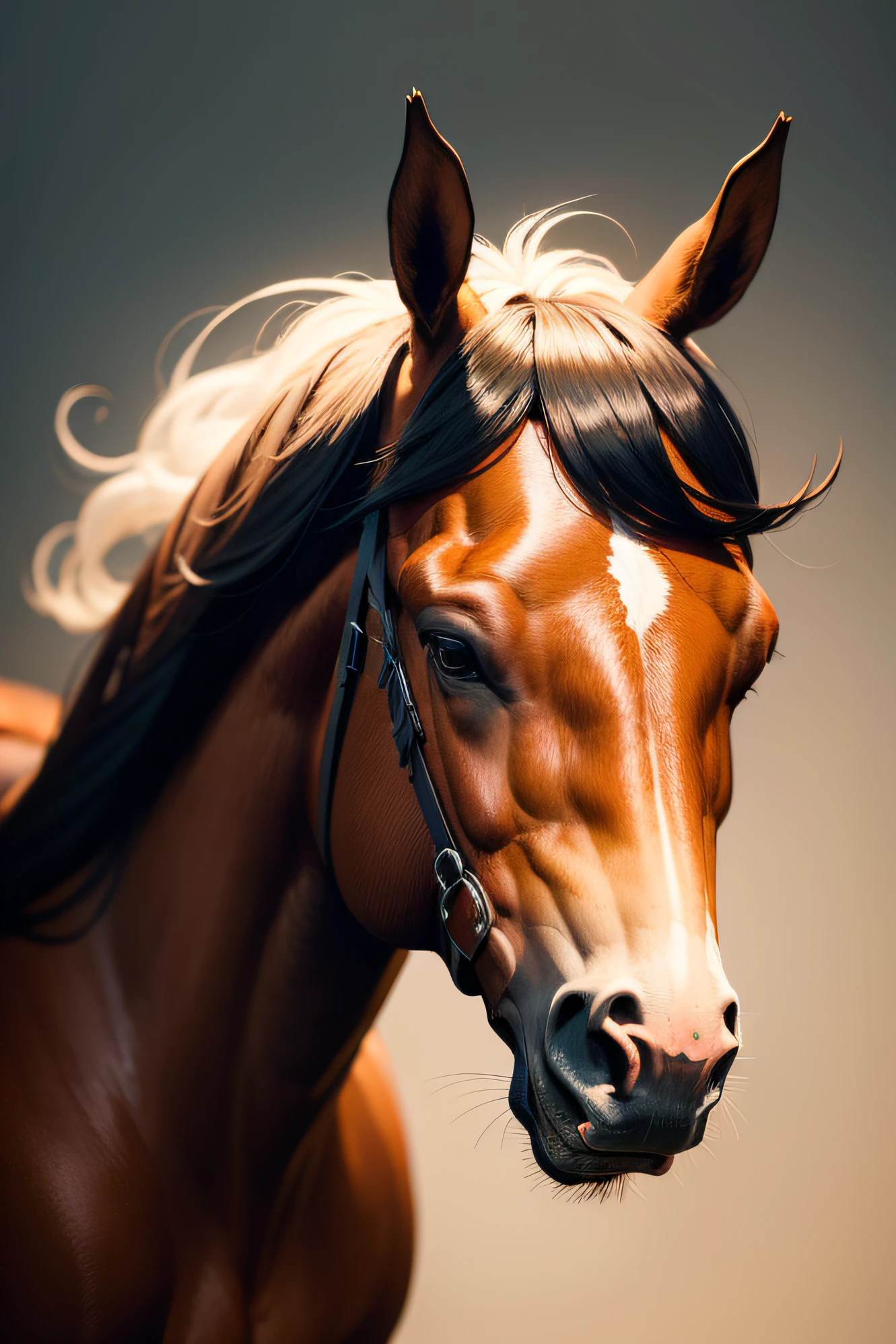 Horse's Head illustration style