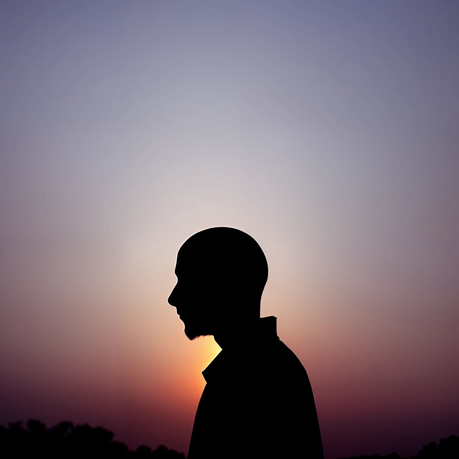 Silhouette of a ghost