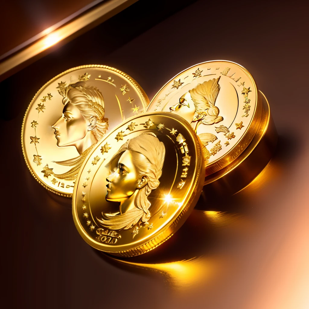 Gold coin beauty