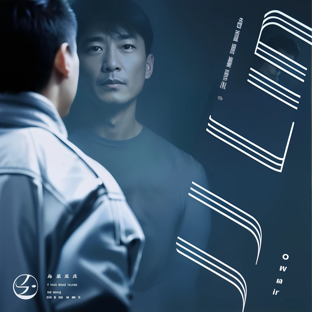 In the mirror there is a man looking at himself,Andy Lau,album covers