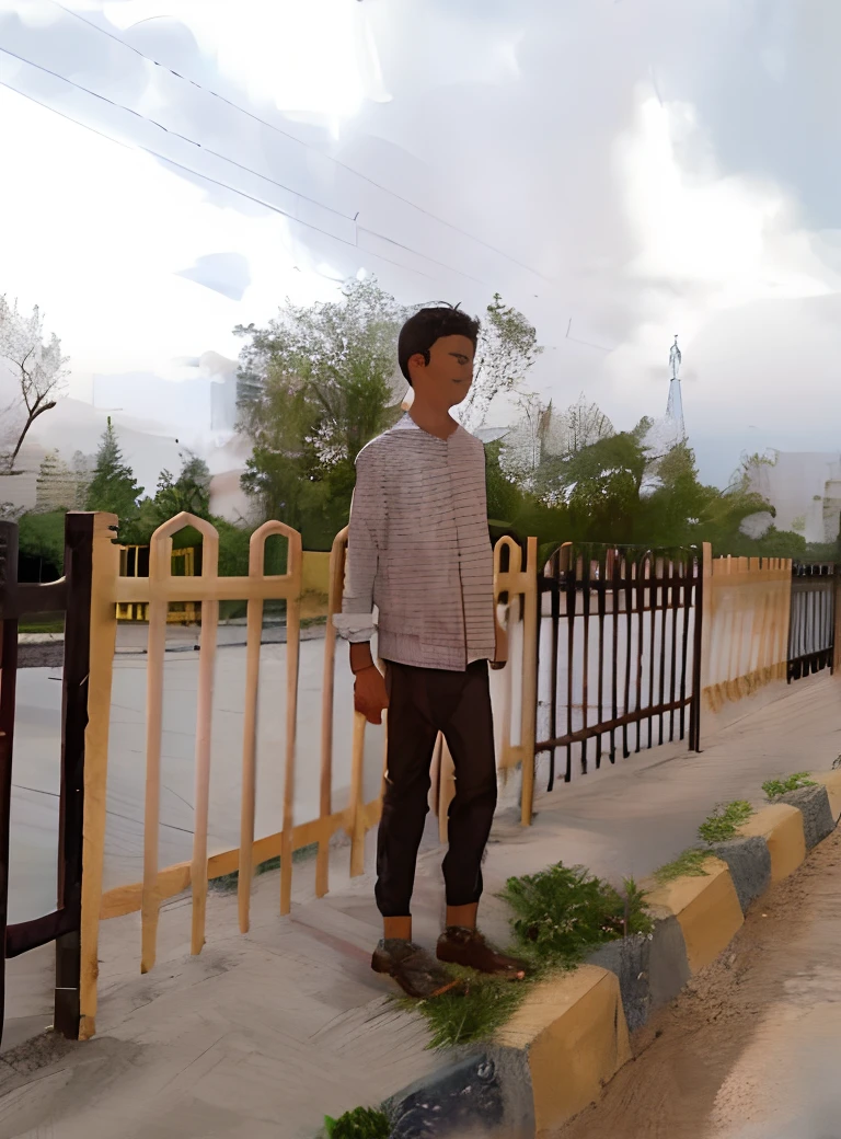 Background change and some boy