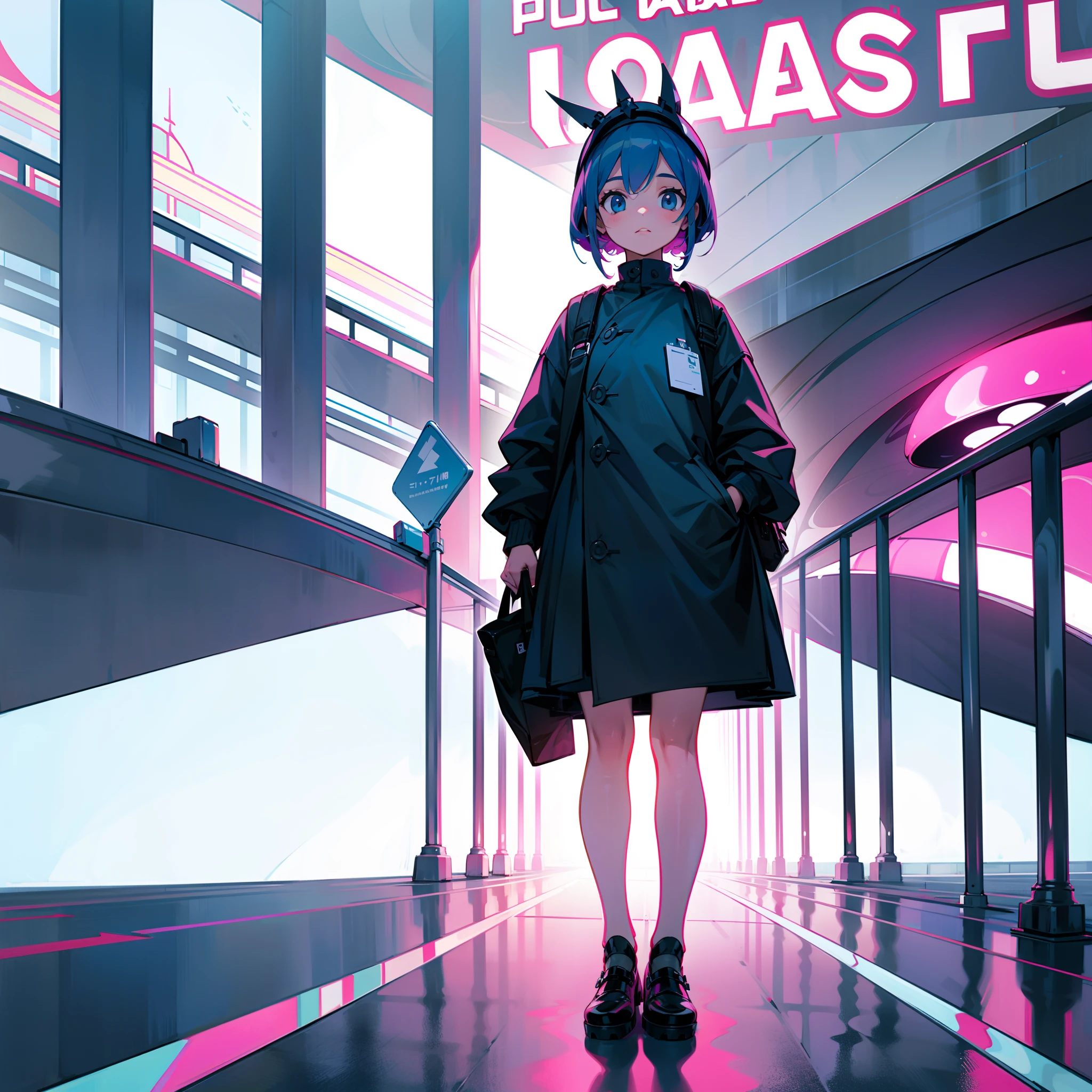 A woman standing by the side of the road,(Young girls)(Young girls)(prette)(adolable)Modern Crossroads