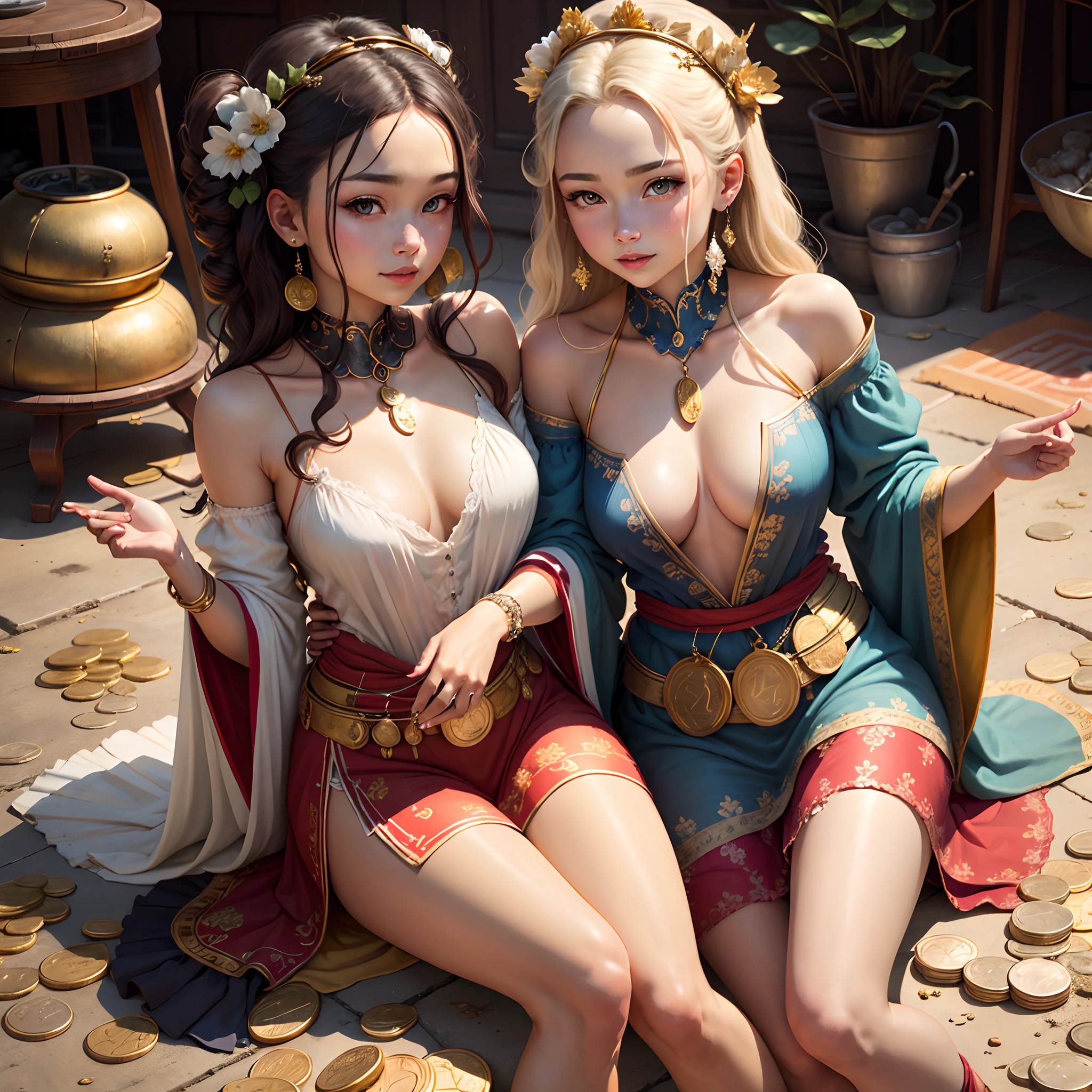 Gold Coins Beauty
