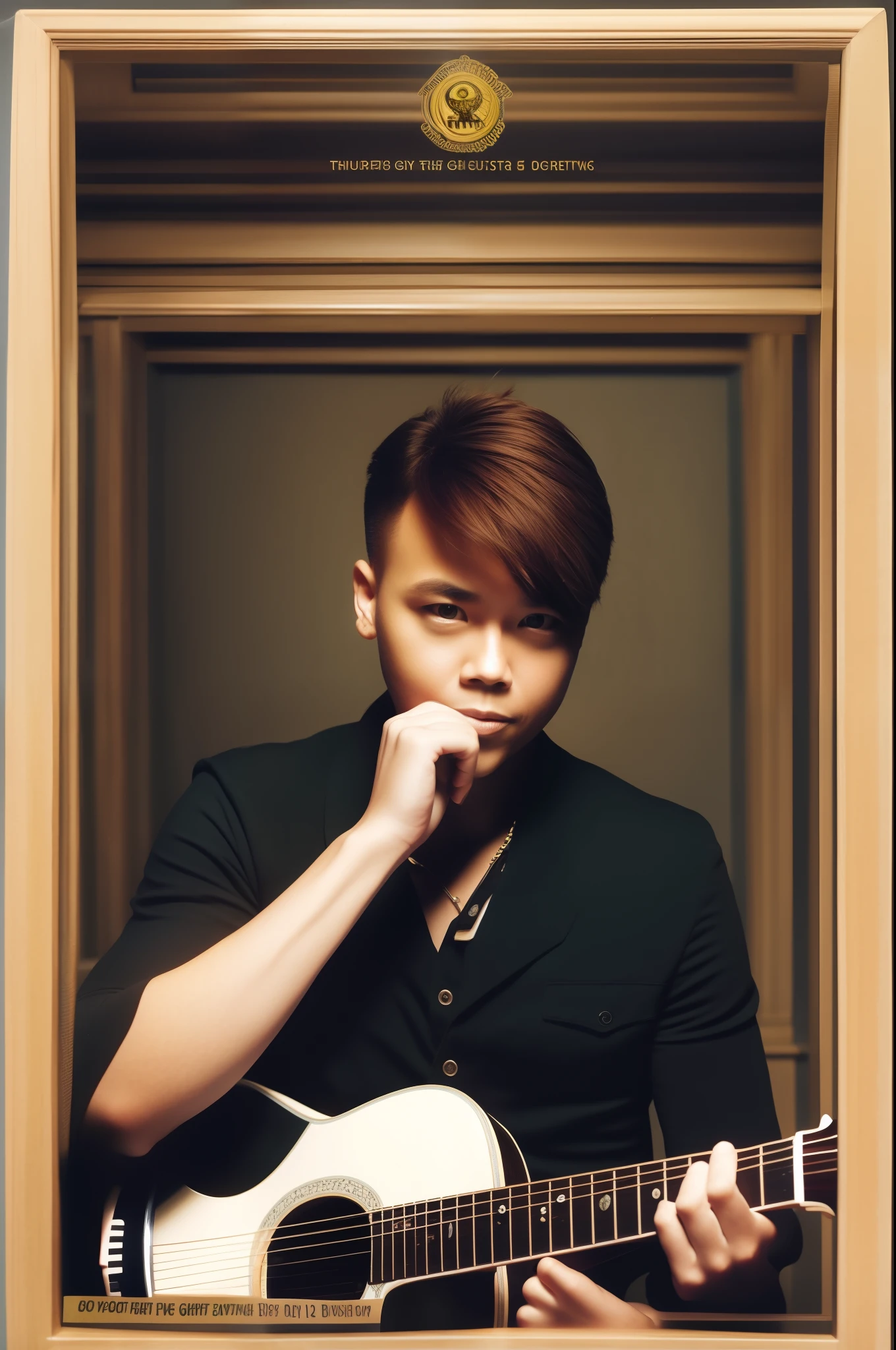 David Tao,album covers,plays the guitar