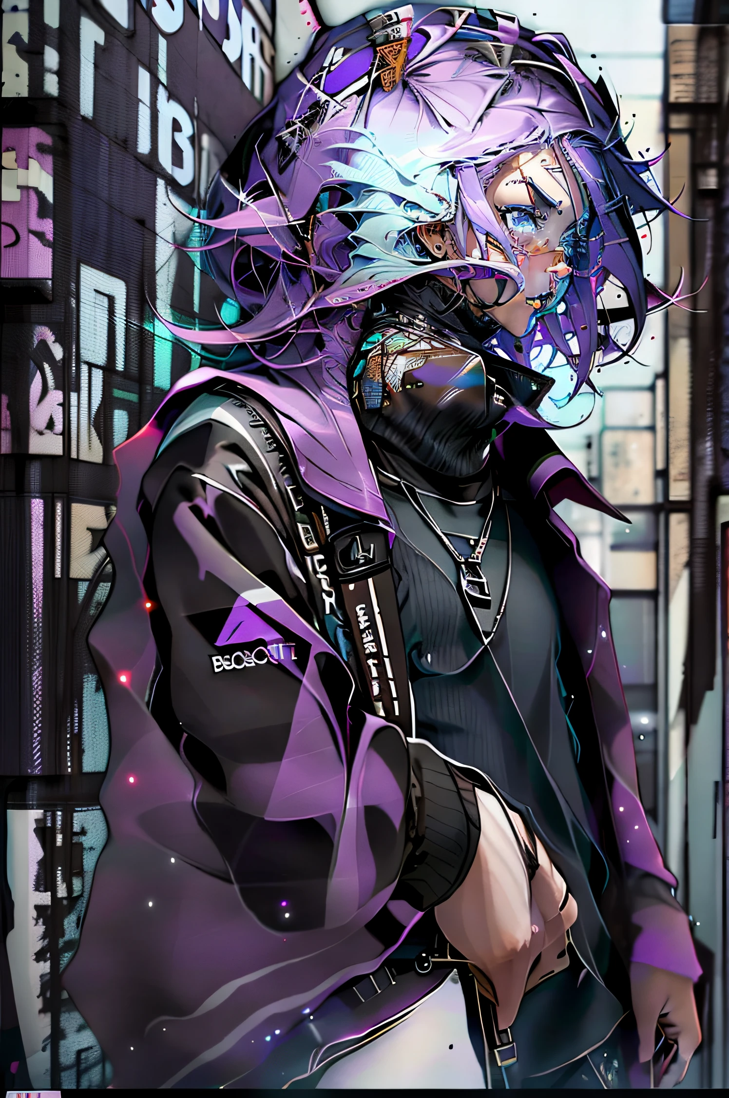 shaggy,Three pairs of wings behind him,Bare heart,Heterochromatic pupil,Chocolate in his mouth,eyes glowing,libraryai,solo person,wind coat,horizon,looking at book,brunette color hair,Bible in hands,A dark purple eye grew at the throat,delicate hand