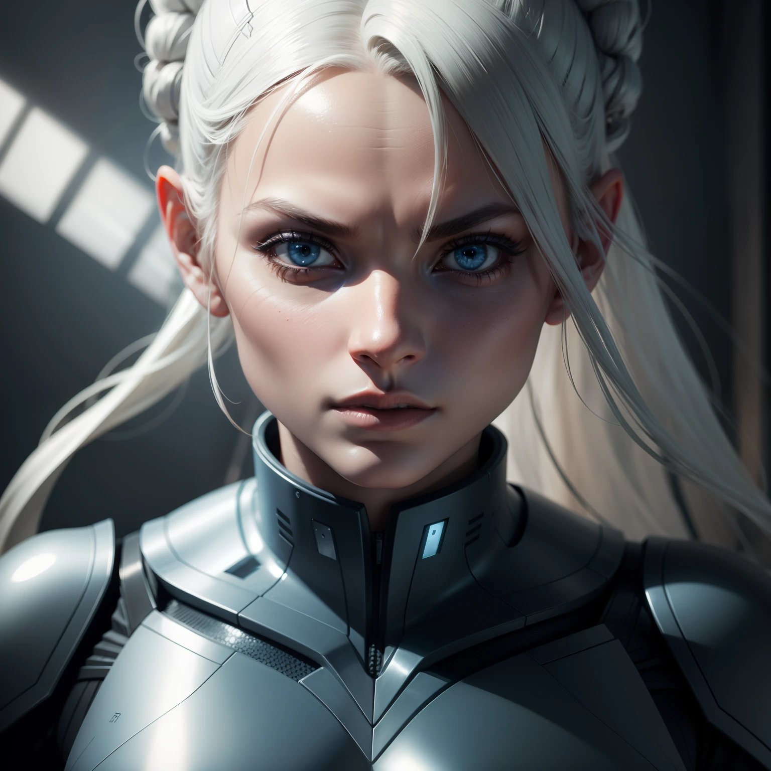 Nordic alien woman equal human realistic 8k