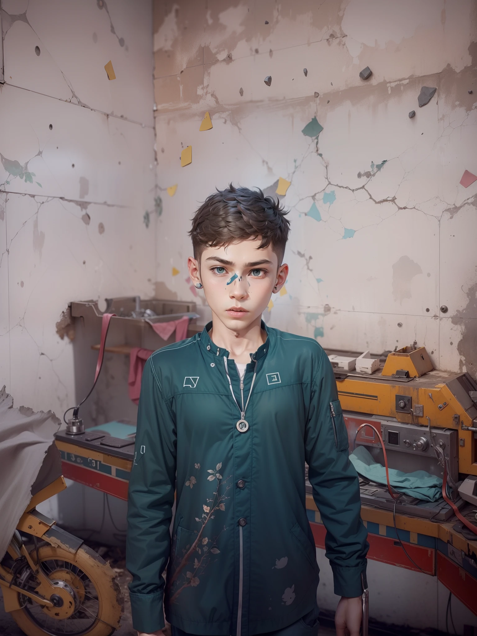 Change background to sinces fixen 3d 4k quality for boy