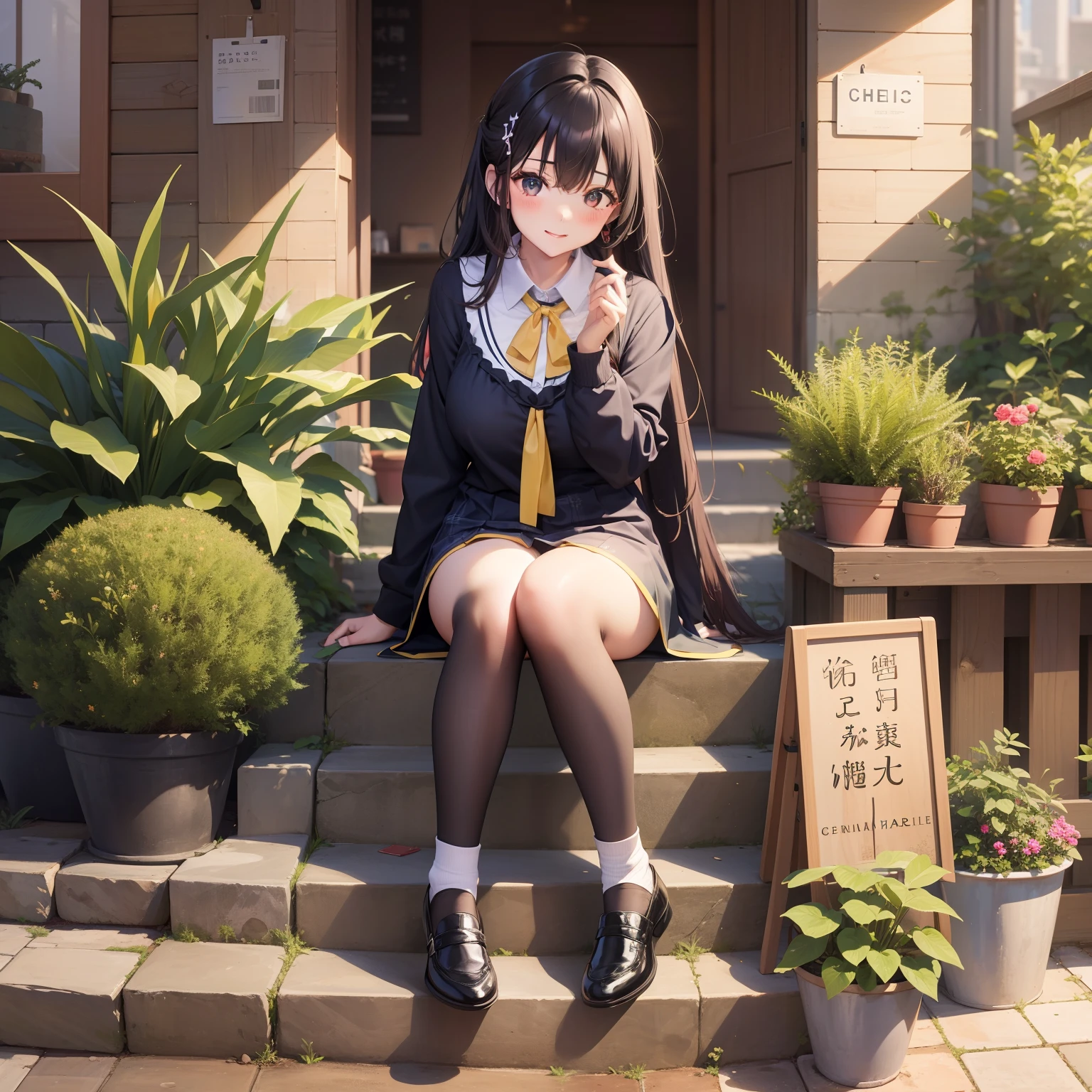 harems、Multiple girls are depicted、Colossal tits、top-quality、masterpiece、超A high resolution、long、Beautiful girls、smil、Excellent style、校服、Blezaur's Socks