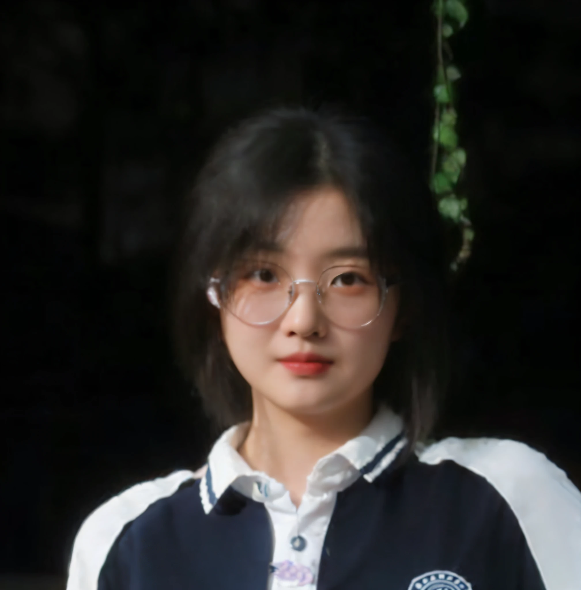 There was a woman with glasses and a blue and white shirt, xintong chen, Zhang Pengzhen, wenfei ye, With glasses, jaeyeon nam, xision wu, inspirado por Kim Jeong-hui, chengyou liu, Lin Qifeng, Choi Hyun-hwa, 19-year-old girl, Shin Jinying, Li Zixin