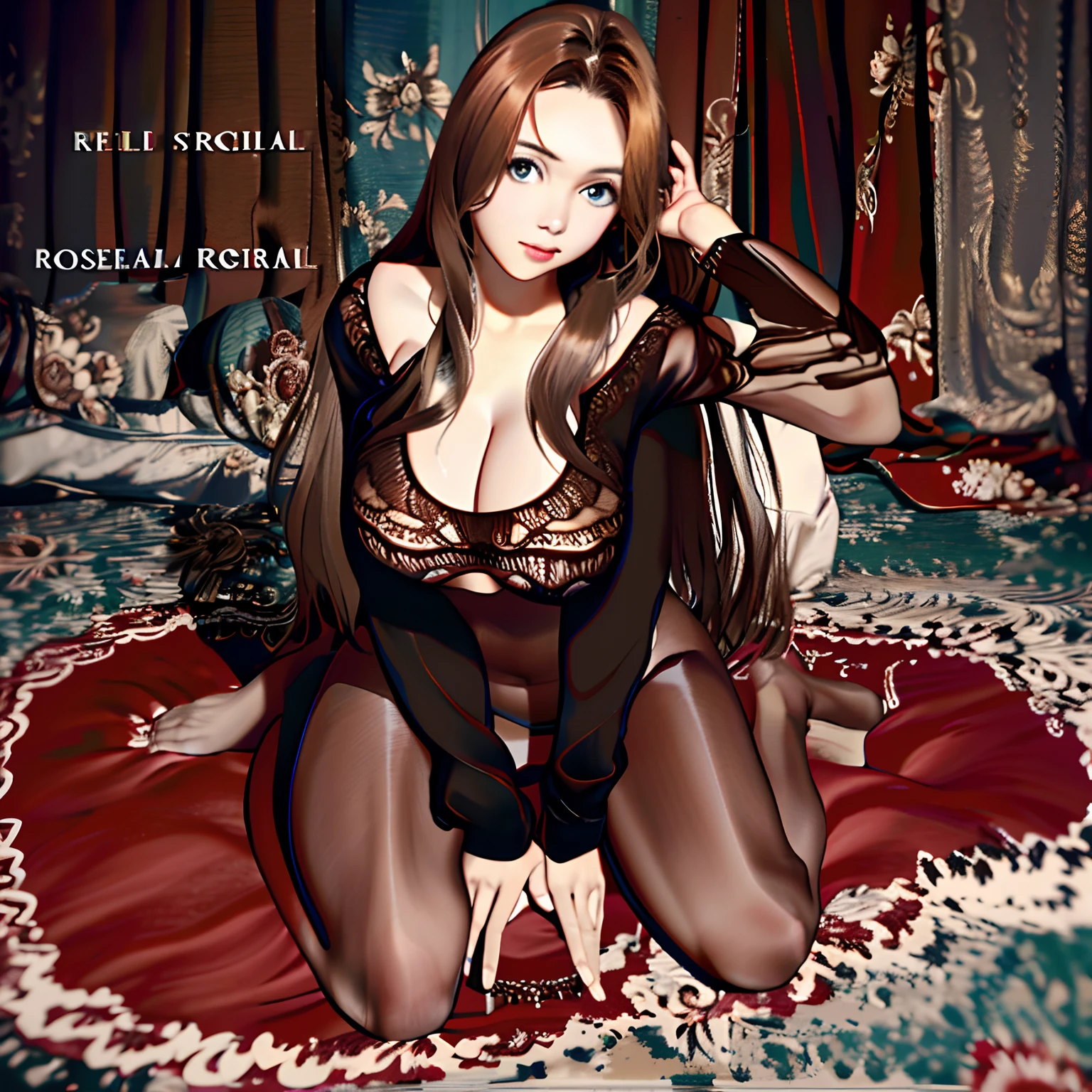 best quality, ultra high res, (photorealistic:1.4), 1girl, long sleeve sweater, (full body), (closeup), wide angle, (low angle), (busty), ((huge breasts)), large breasts, (brown long hair:1.3), (looking at viewer),