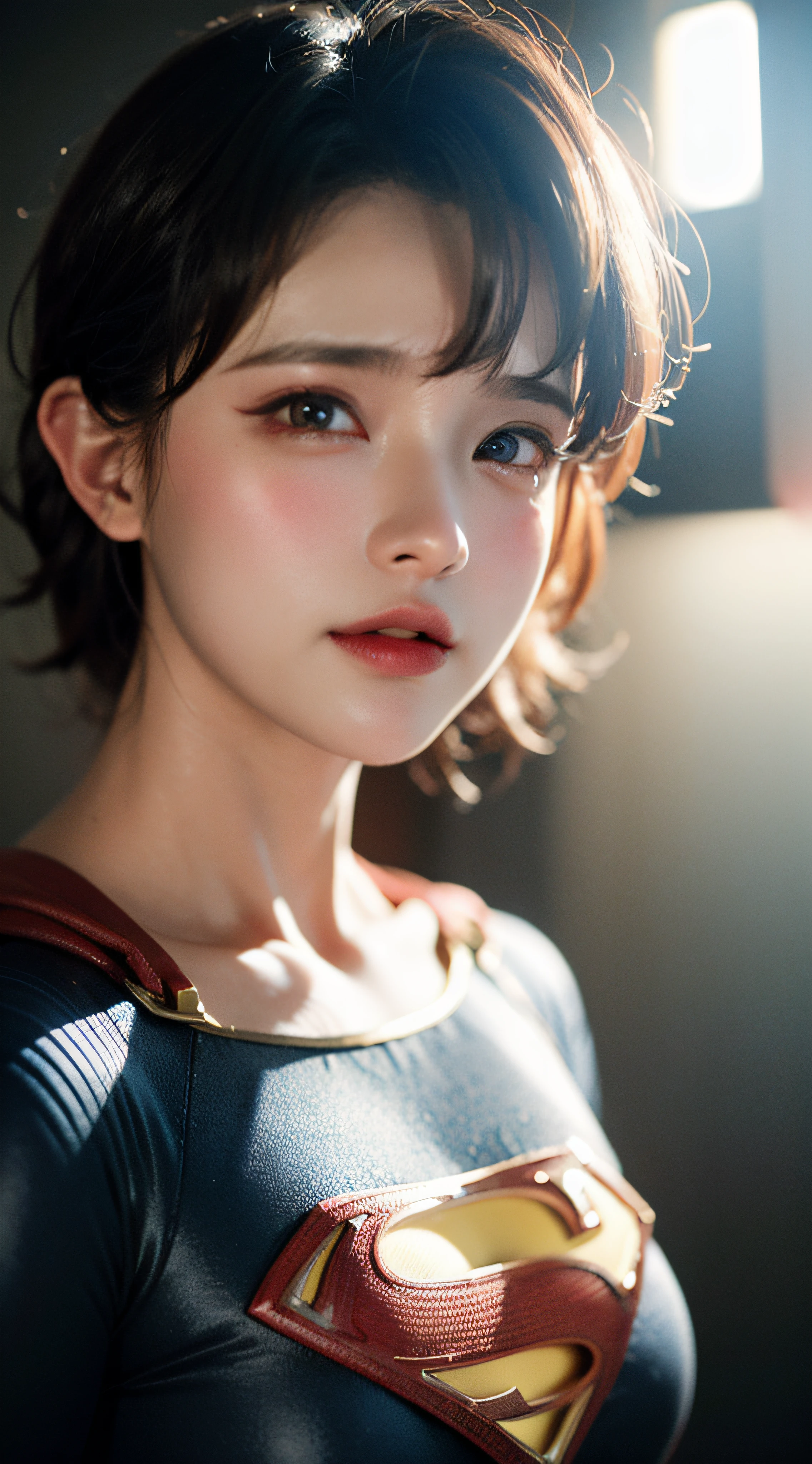 superman, photography,soft lighting, soft details,ultra high detail, ultra realistic, cinematic,16k