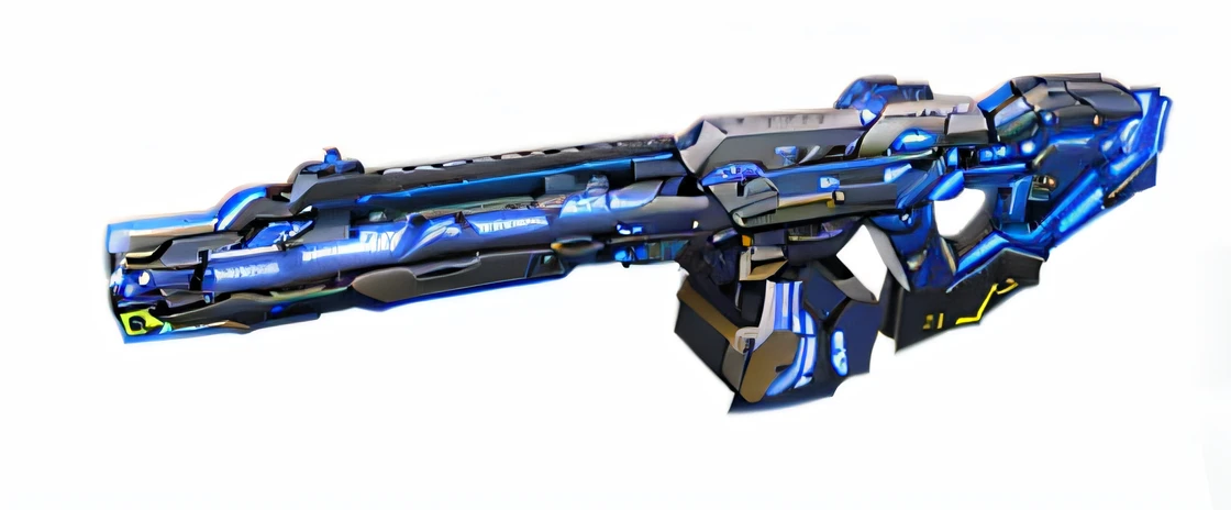 Blue and black weapons with blue light, sci-fi skin, energy rifle, laser rifles, sci - fi weapon, gauss rifle, laser rifles, coilgun, pulse rifle, futuristic gun, futuristic weapon, laser rifles, laser guns, Plasma gun, ingame image, blend, futuristic weapon shotgun, p90, futuristic assault rifle