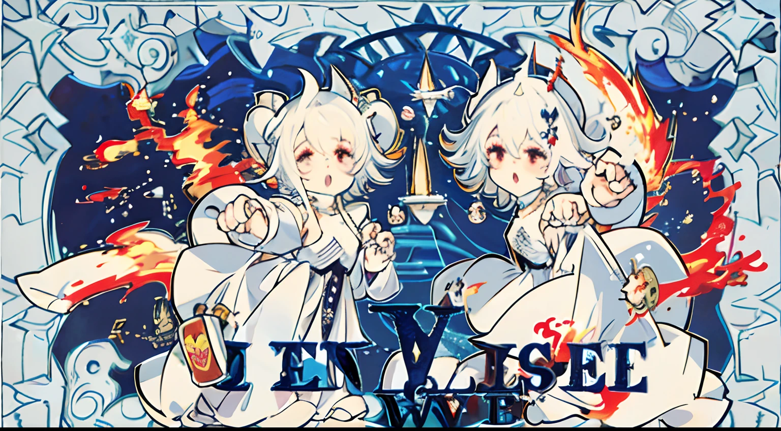 white dresses,Kizi,cabelos preto e longos,Qi bangs,pussycat,Hair rings,having fun,fire works,the night,themoon