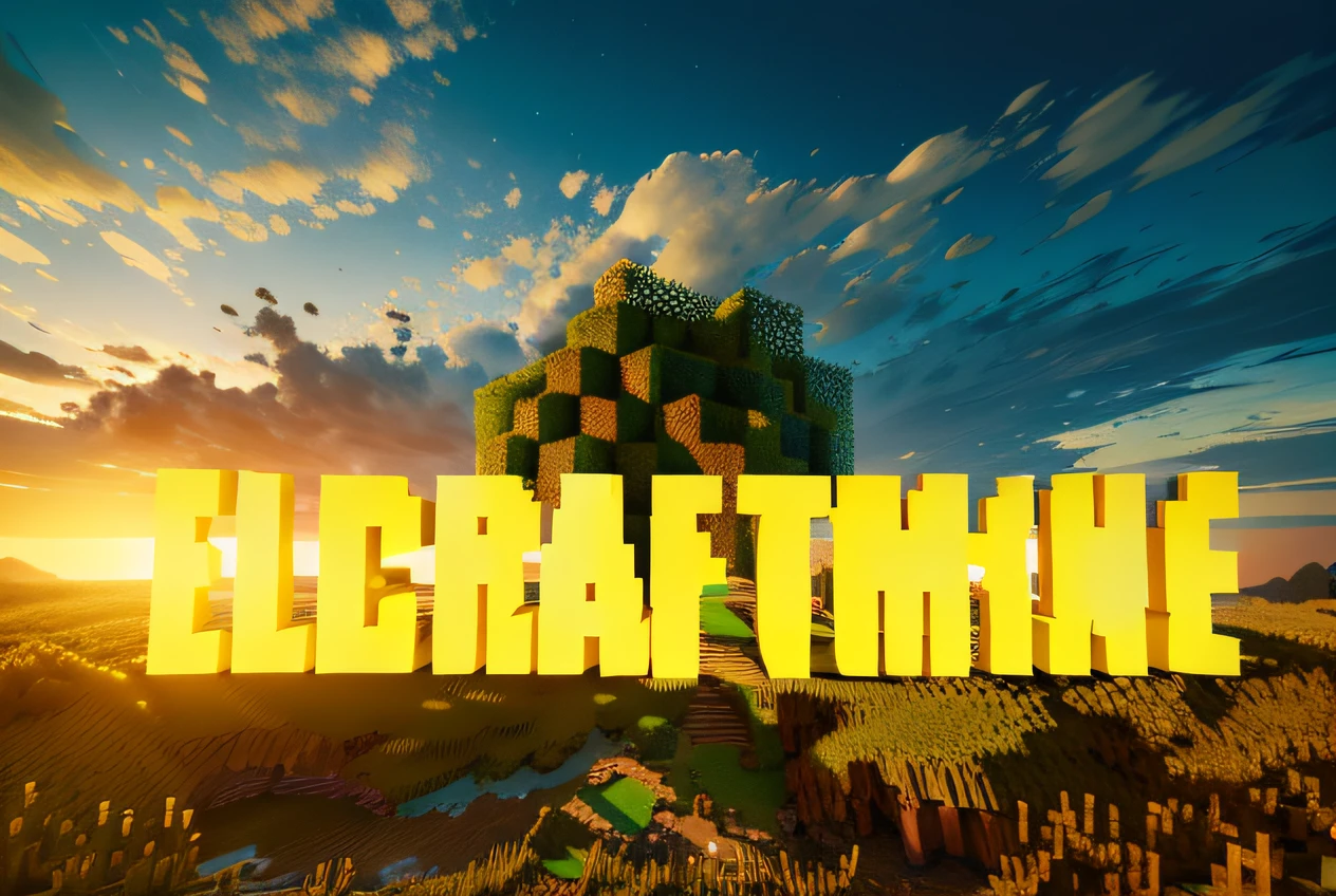 Letras do minecraft, letrario minecraft elcraftmine, Letras 3D 4k