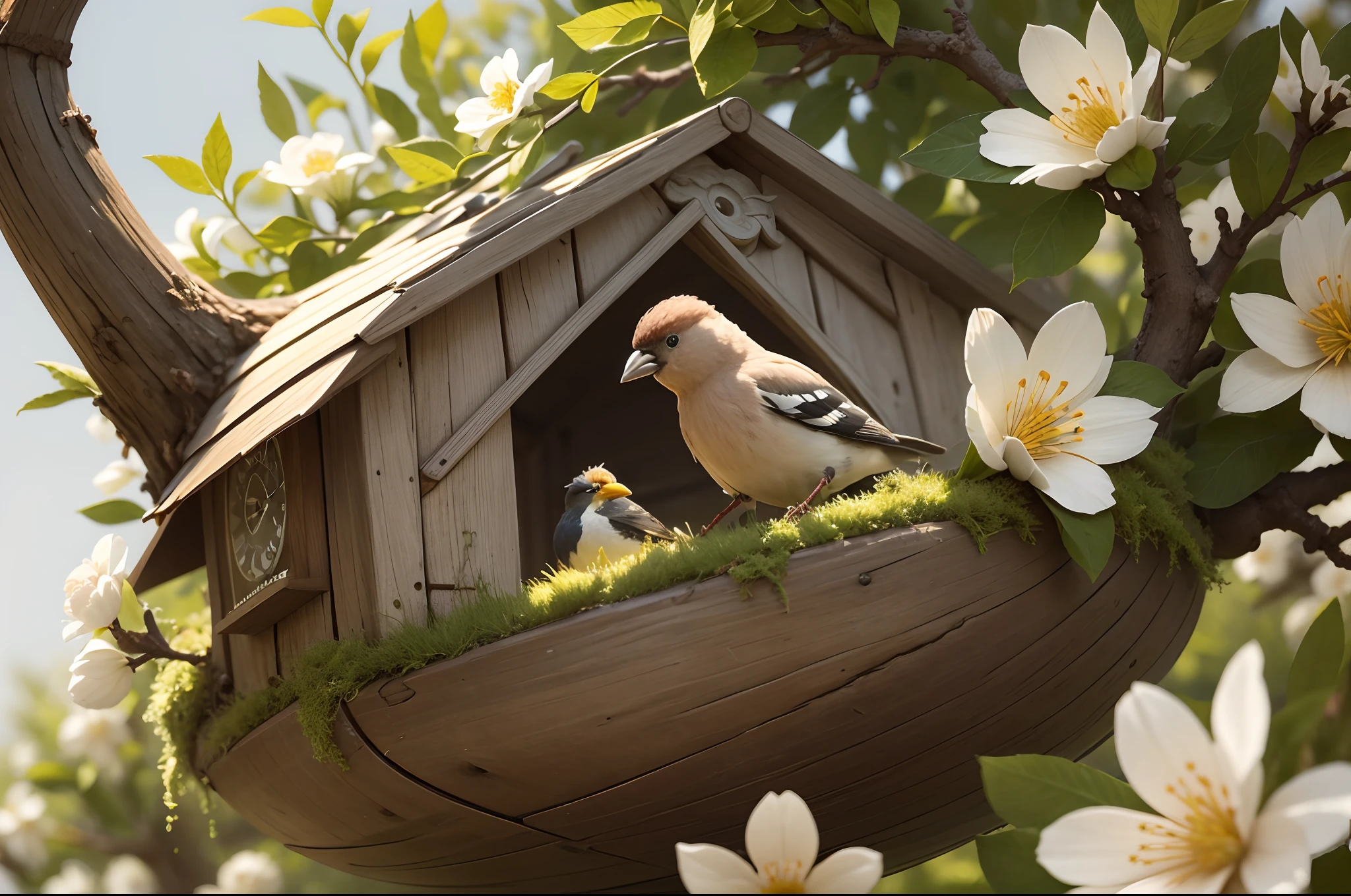 The clock-a-clay is creeping on the open bloom of May,
The merry bee is trampling the pinky threads all day,
And the chaffinch it is brooding on its grey mossy nest
In the whitethorn bush where I will lean upon my lover's breast** --auto