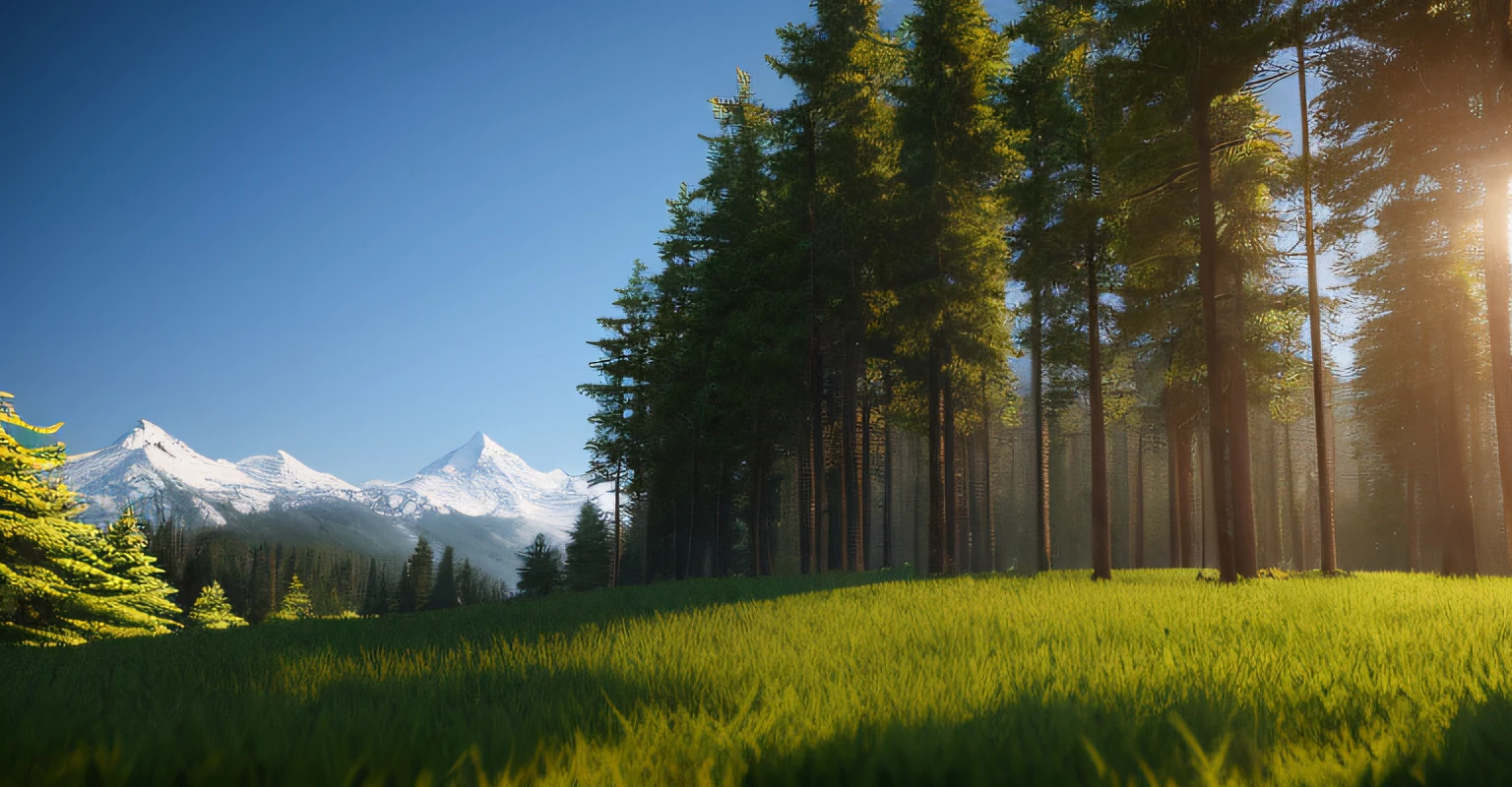 tmasterpiece,Best quality at best,high qulity,非常详细的 CG 统一 8k 壁纸,rios,coniferous forest,stillness,towering conifers covered with forest floor,Cold climate,Peaceful beauty,yuki,Winters,mild summer,light wind,needle,tree branch,bokeh,Depth field, HDR, bloom, chromatic aberration, photorealistic, extremely detailed, popular on artstation, popular on CGsociety, complex, high detail, dramatic, art midway