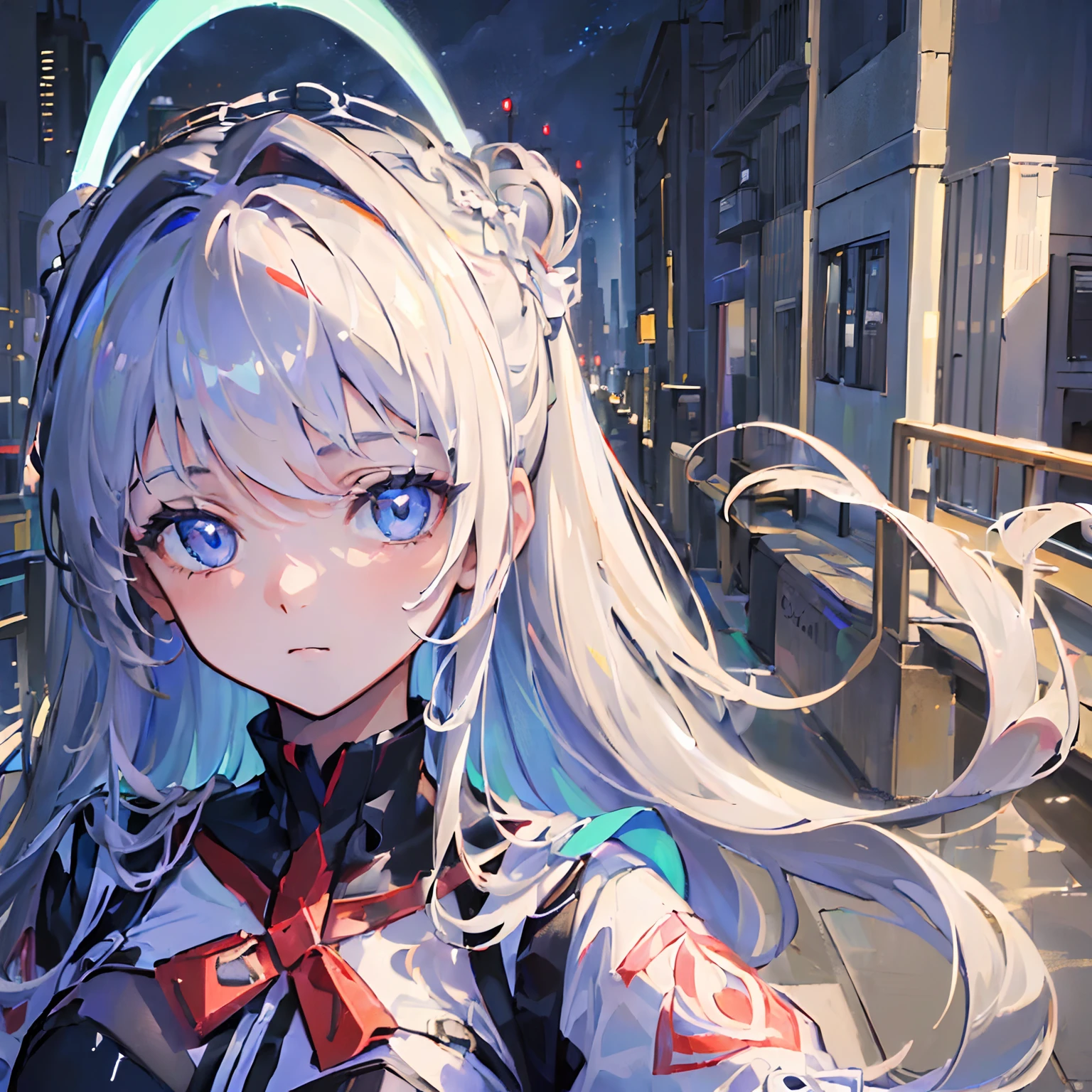 (masterpiece,best quality,ultra-detailed:1.6),illustration,
(solo,1girl,beautiful detailed eyes:1.2),
city,street,