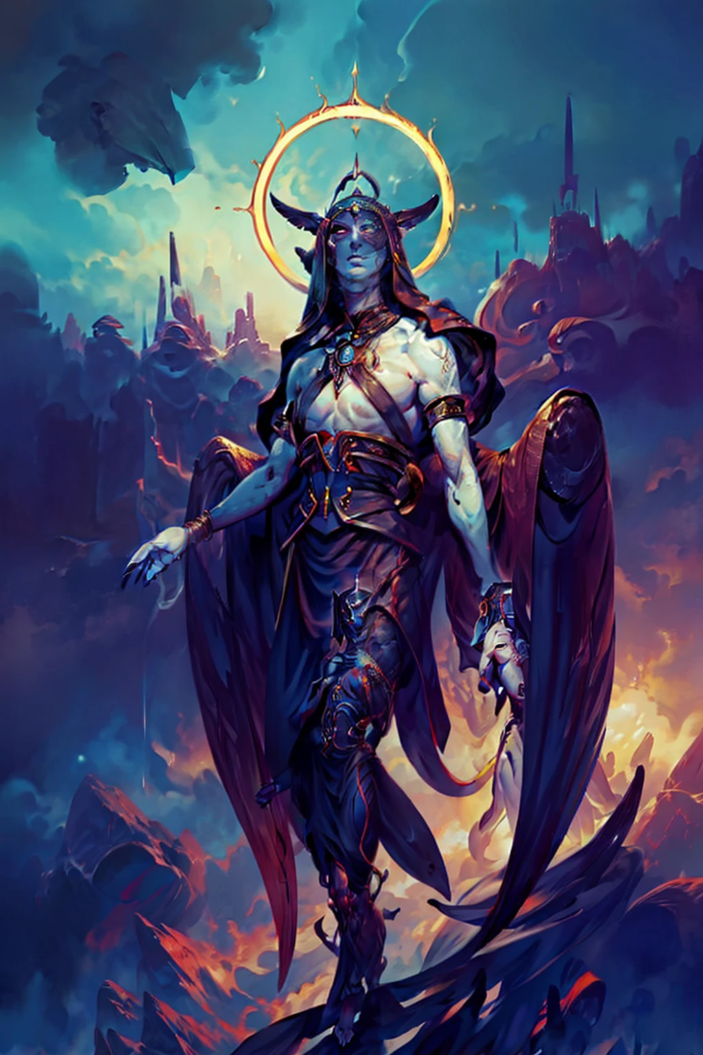 Shar, a poderosa senhora do esquecimento, of immense darkness and trickery, segundo relatos, takes on the humanoid form of a greyish-skinned woman, coberta por tecidos leves e um capuz escuro como a noite; His features are placid, but they suggest malice when looking into Superna's deep black eyes. Her black hair runs lightly oily over her head; suas unhas pontudas e sujas, afiadas como garras de um corvo. This was the description that a child narrated when he woke up frightened from a nightmare with this figure, immediately attributed to this deity. Shar is also often associated with crows, cobras e corujas, animais que, in popular belief, They bring foreboding and disastrous news.