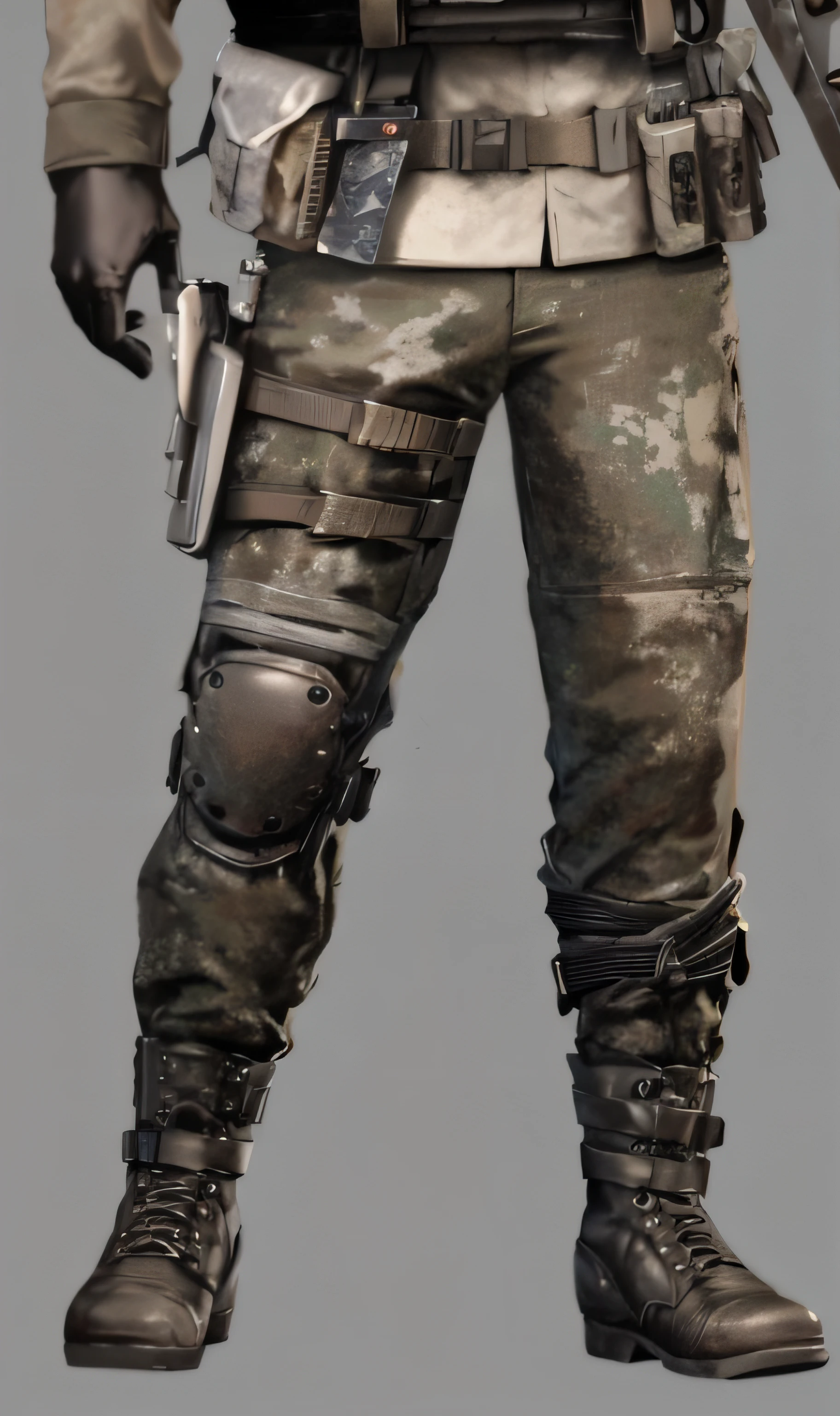 Close-up of a man in military uniform holding a gun, future soldier clothing, full body shot hyperdetailed,(New military pants), combat outfit, in a dark space mercenary outfit, Stealth military pants, marmoset toolbag rendered, soldier outfit, intimidating full body armor, stylised military clothes, cargo pants. Cyberpunk city