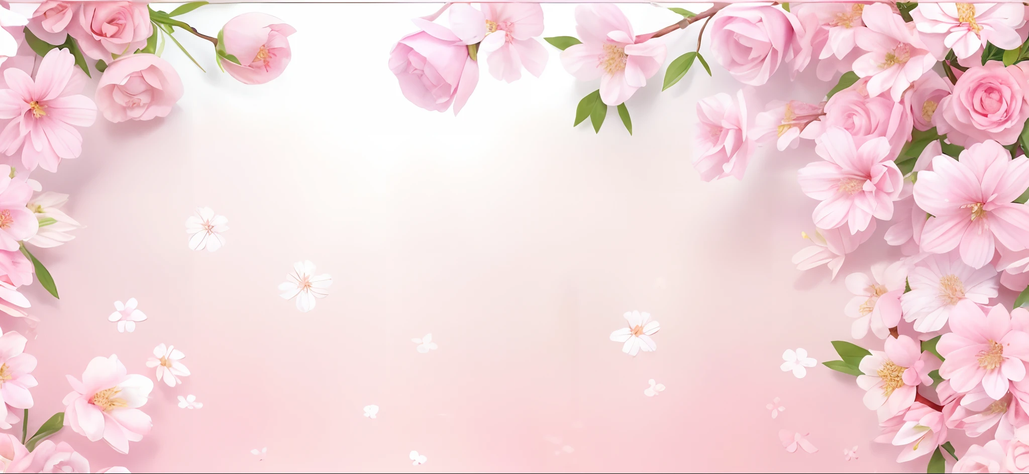 There are a lot of small flowers of pink and white color, Tender flowers, pink flowers, Beautiful flowers, by Nagasawa Rosetsu, sakura bloomimg, inspired by Nagasawa Rosetsu, Pretty flowers, accurate detail, Beautiful fece, Pink petals,stunningly beautiful, Beautiful, soft glow, flower blossom, White and pink、Wallpaper with a lot of florets、Raw photo、realphoto、8K、Background with、wall-paper、Florets fill the entire screen