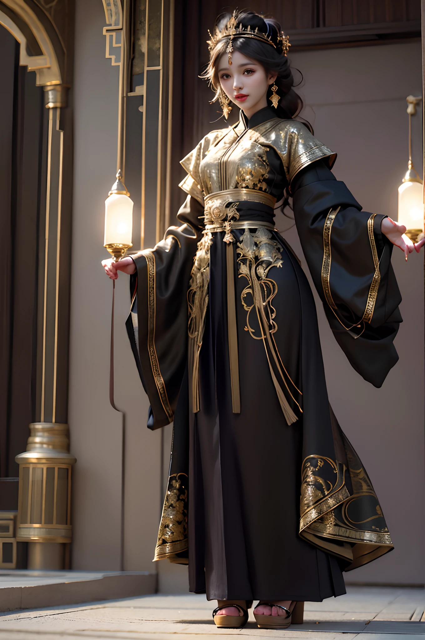 Moroccan caftan princess woman full body outfit convers full body super detailed hyper realistic