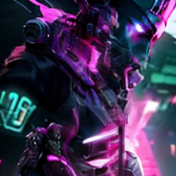 Change background cyber punk