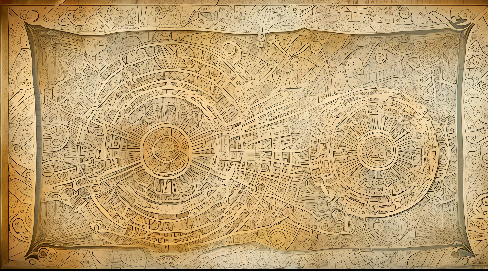background picture, a blank parchment map, god rays, ray tracing, reflection light, border, fading border, masterpiece, best quality, high quality, high details, 1080P, UHD