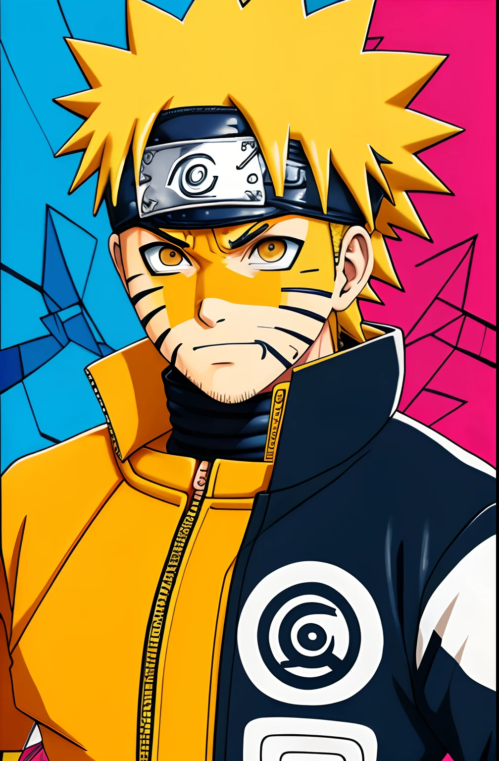 ( NARUTO UZUMAKI), Eduardo Kobra ,Romero Brito,The Filling Twins ,multidimensional geometric wall PORTRAIT, arte, Chibi,
Yang08k, lindo, Colouring,
Primary works, qualidade superior, melhor qualidade, Arte Oficial, Beautiful and Aesthetic, 16k