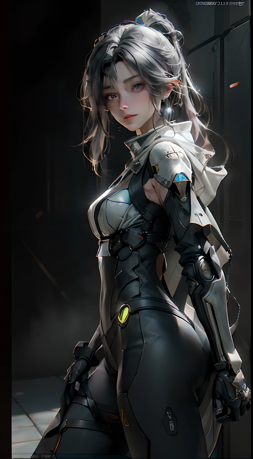 ((Best quality)), ((masterpiece)), (detailed:1.4), 3D, an image of a beautiful cyberpunk female,HDR (High Dynamic Range),Ray Tracing,NVIDIA RTX,Super-Resolution,Unreal 5,Subsurface scattering,PBR Texturing,Post-processing,Anisotropic Filtering,Depth-of-field,Maximum clarity and sharpness,Multi-layered textures,Albedo and Specular maps,Surface shading,Accurate simulation of light-material interaction,Perfect proportions,Octane Render,Two-tone lighting,Wide aperture,Low ISO,White balance,Rule of thirds,8K RAW,