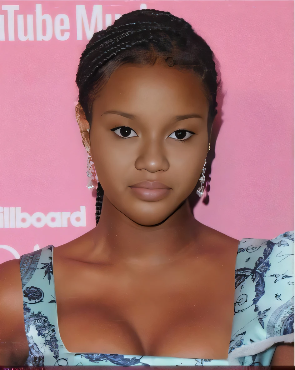 um close up de uma mulher com um peito muito grande, Retrato Willow Smith, Salgueiro Soares Jovem, Retrato de Willow Smith, taken in the early 2020s, Ela tem pele marrom oliva, Menina africana de pele clara, Parece Fabiula Nascimento, adolescente negra, jovem mulher negra, Mulher jovem afro-americana, mulher jovem negra, beautiful face!