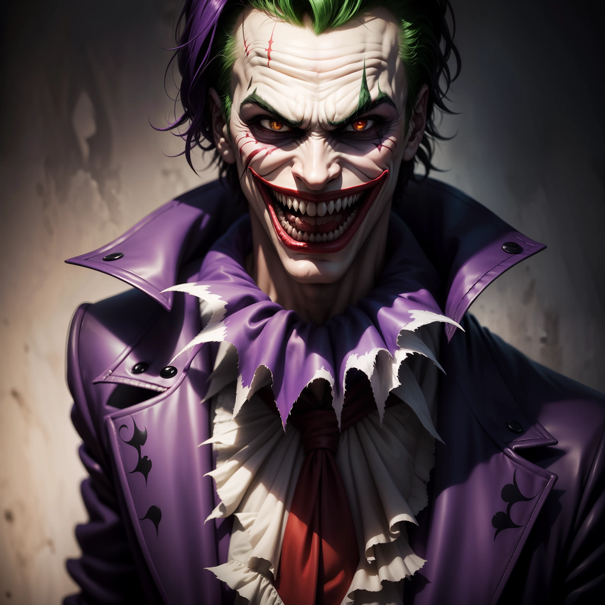The Joker with Demon Laughter Super Realistic Real Image Mega HDR