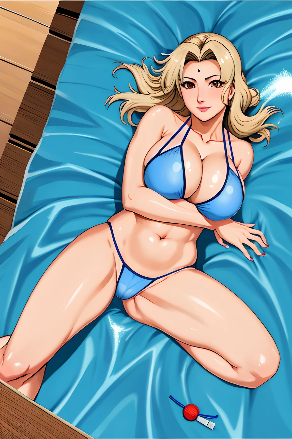 T5UN4D3, clivagem, Estruturas, desviar o olhar, clivagem, sports bra, rosto detalhado, roupas coloridas, in bikini and panties , deitada na cama , sensualizando, olhando para camera, de quatro, bumda empinada , pernas abertas