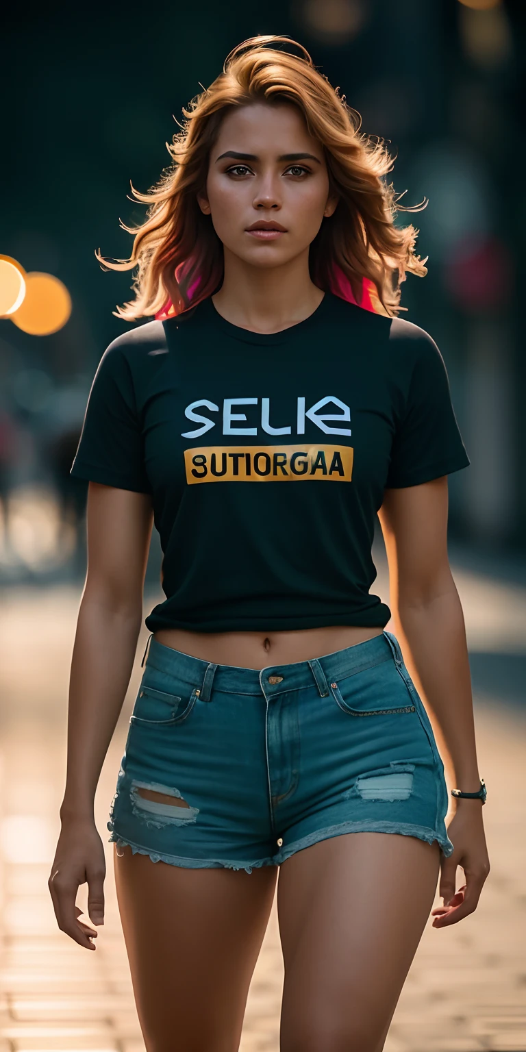 Beautiful Swedish university student, Loire, corpo inteiro, do lado de fora na rua, ((magro, pequeno)), (((camiseta))), shorts esportivo, fotografiarrealista, fotografia, obra-prima, realista, Realismo, renderizado, Alto contraste, digital art, photographicrealistic, trending on Artstation 8k HD, high definition, detailed, realistic;, detalhada, textura da pele, hiperdetalhada, Textura realista da pele, armadura, melhor qualidade, ultra high-resolution, (fotografiarrealista: 1.4), alta resolução, detalhada, fotografia crua, sharp re, By Lee Jeffries Nikon D850 Film Stock Photography 4 Camera Kodak Portra 400 Lens F1.6 colors rich hyper realistic texture dramatic lighting unrealengine trend in artstation cinestill 800,