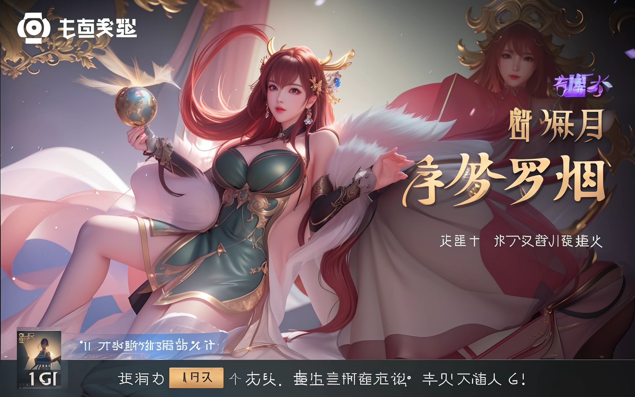 Breasts bigger than torso, huge breasts, crazy swollen breasts, otherworld background, wearing bikini armor, Korean goddess, realistic fantasy rendering, realistic anime girl rendering, vista, (Full body portrait: 1.4), (Big breast: 1.4), (Exaggerated body proportions), (nine-headed body), long black wavy hair, wearing delicate earrings, chest exposed from armor, plump hips, slender legs, thick thighs, (wearing black transparent pantyhose), (wearing short leather boots), camel toes, raised, sitting on a tavern bed, octane rendering, (unparalleled masterpiece, ultra-realistic 8k CG, dramatic, ray tracing, HDR:1.2), (best quality), Fantasy, Atmospheric, Extremely detailed, Intricate, Ultra-detailed, Harsh lighting, (Specular illumination: 1.4), (Realistic face: 1.2), (Skin dents: 1.3), (1 girl: 1.4)
