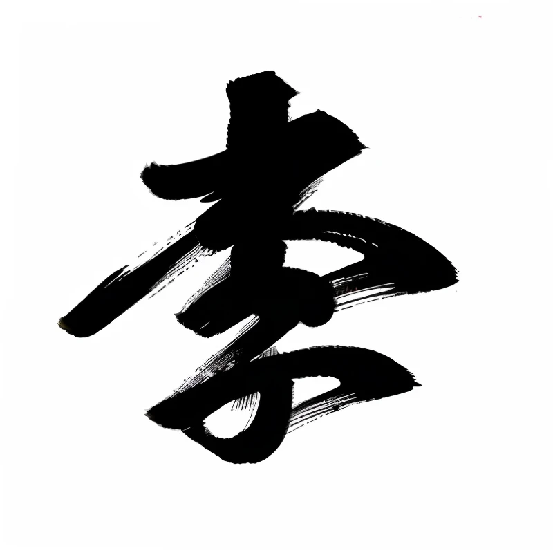 Close-up of Chinese calligraphy on white background, Inspired by Shūbun Tenshō, Inspired by Sesshū Tōyō, Songs inspired by Kanō Tanshin, Chinese character, Inspired by Shibata Zeshin, Inspired by Gatōken Shunshi, Zen Ink, Japanese calligraphy, Same letter, different cursive