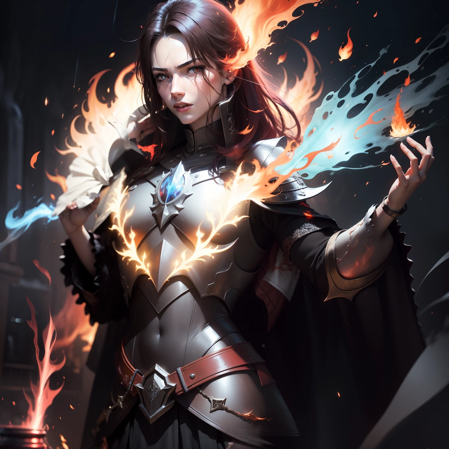 Flaming, burning, red, glowing, fire, magic