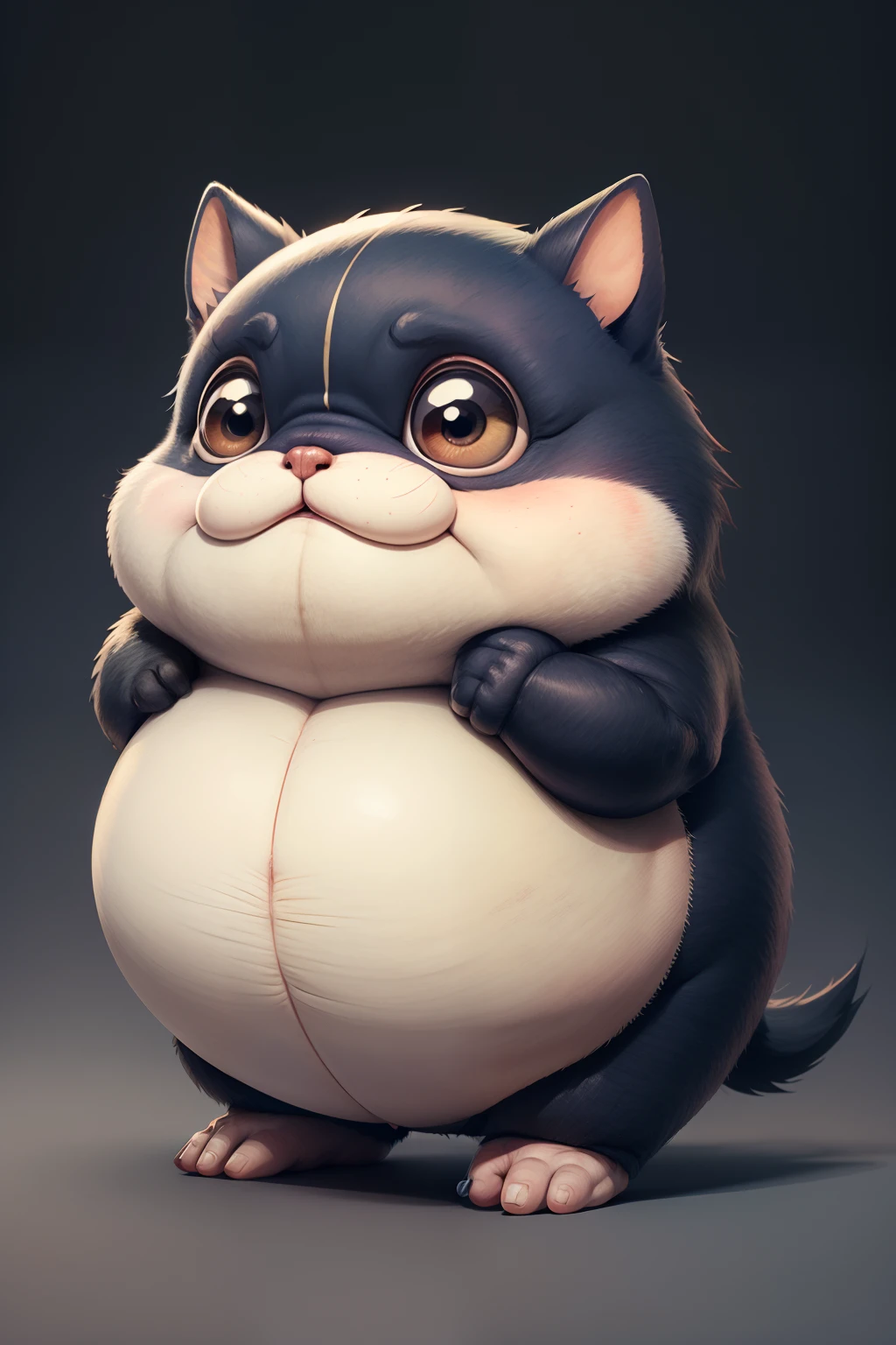 Fat small creature