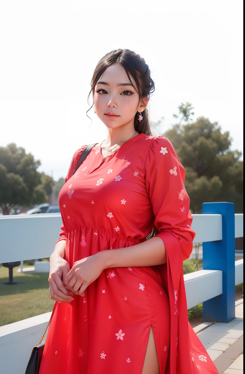 Remove background dress change no face change