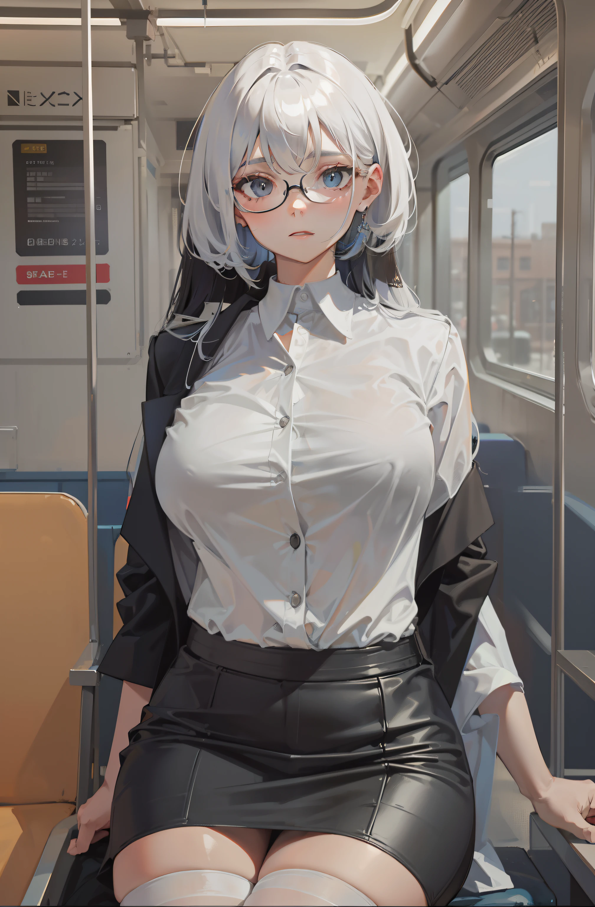 Black blazer,In black suit,White pinstripes,blazer jacket