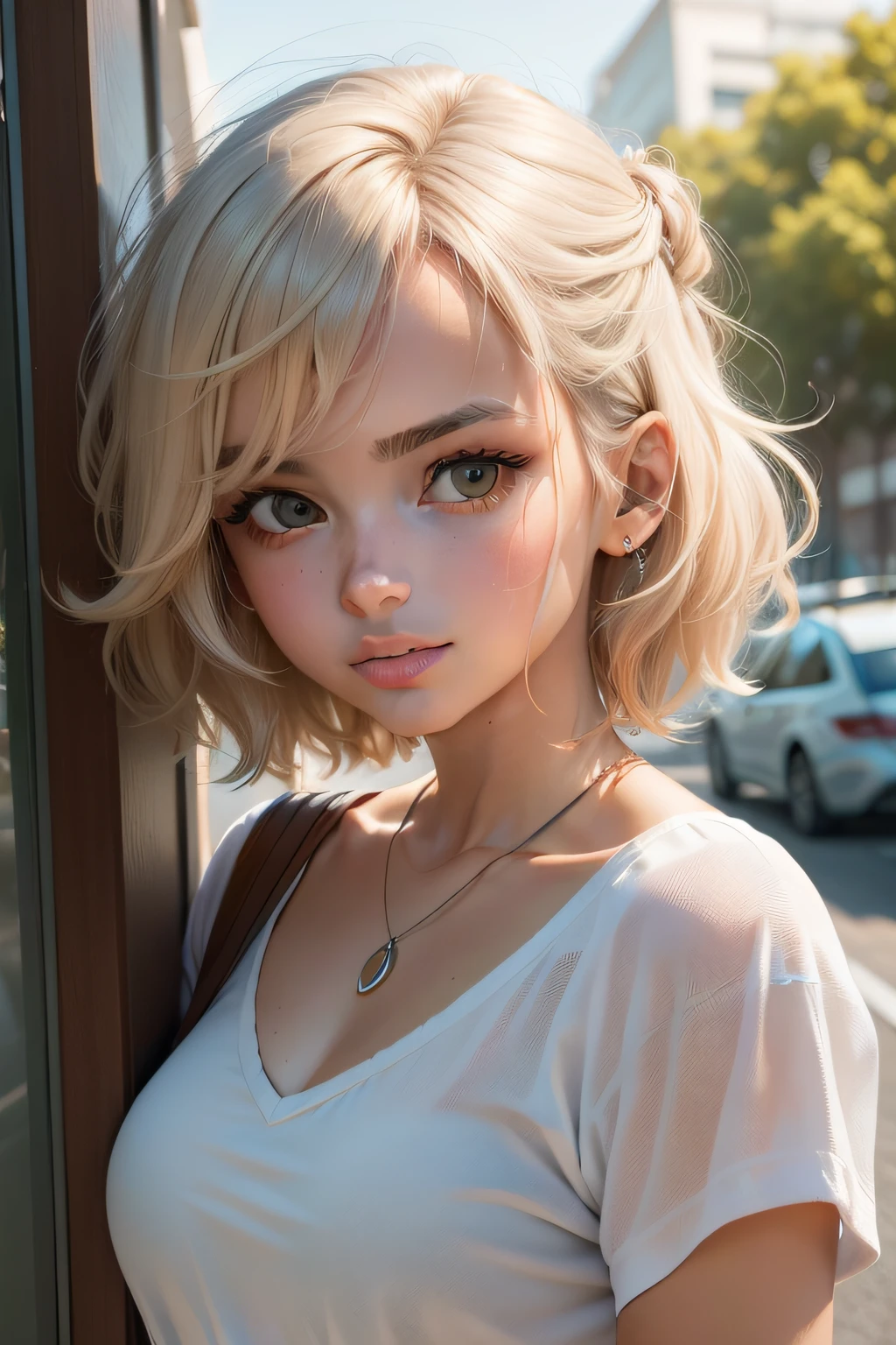 ((obra-prima)), (((melhor qualidade))), (folha de design de personagem, mesmo personagem, frente, lado, costas), illustration, 1 menina, cabelo cinza, messy cut, cabelo nos olhos, sem olhos, Environment Scene change, pose too, charturnbetalora, biquini (fundo simples, fundo branco: 1.3)